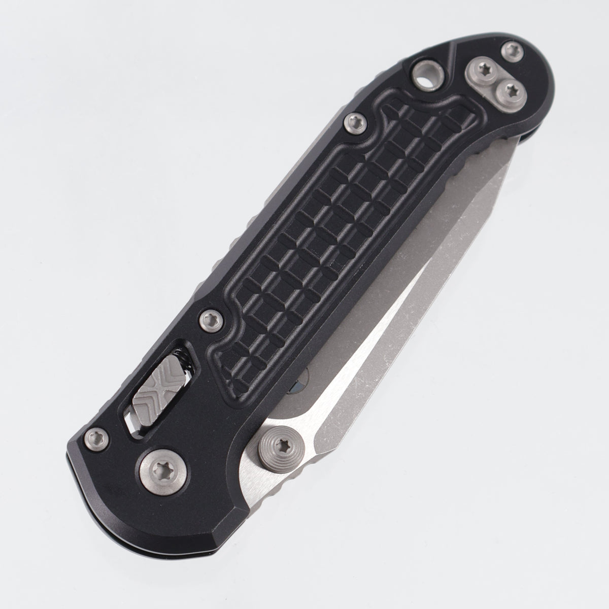 Microtech LUDT Ram-Lok Tanto - Black Frag Aluminum - Apocalyptic M390MK - 1136RL-10 APFR
