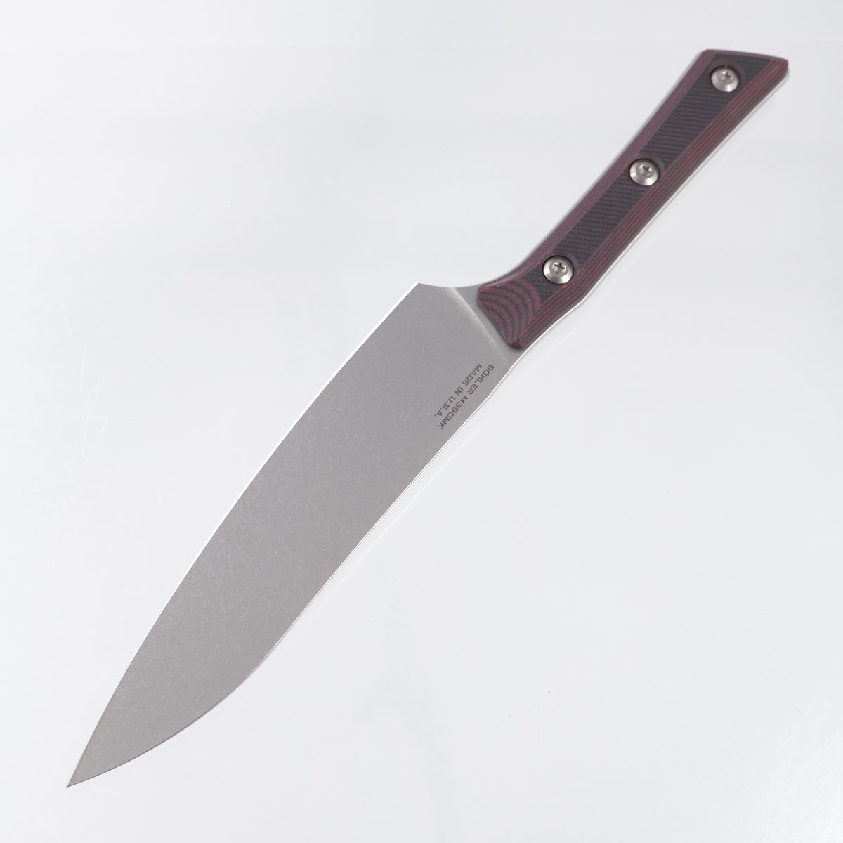 Microtech Utility Knife - Black Cherry G10 - Stonewash M390MK - 3400-10BC