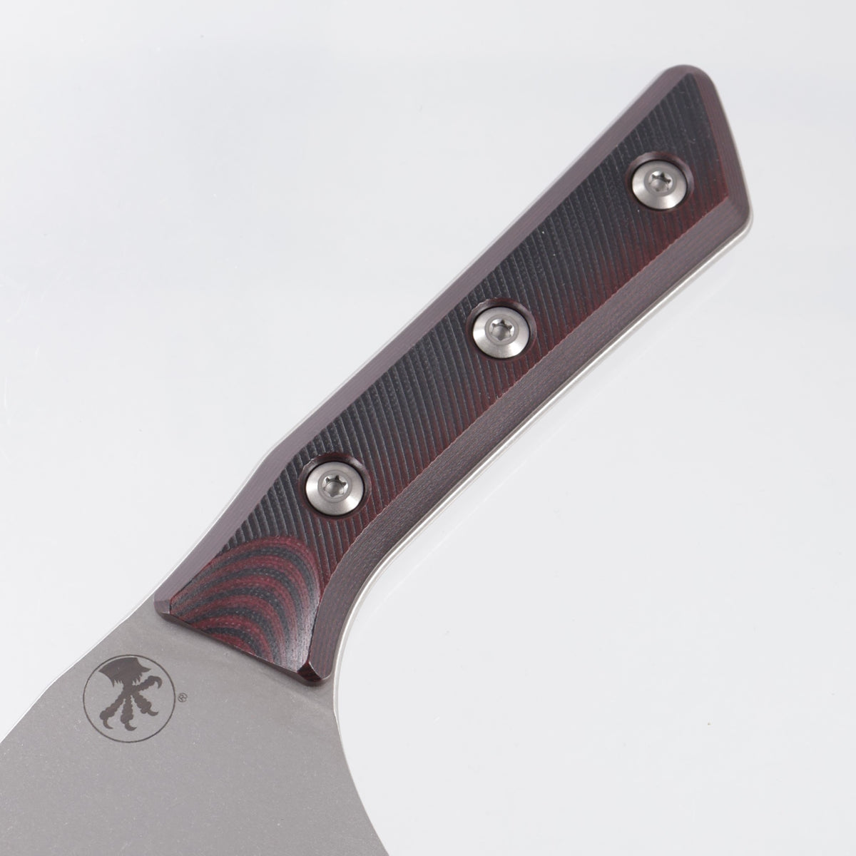 Microtech Santoku 6" - Black Cherry G10 - Stonewash M390MK - 3200-10BC
