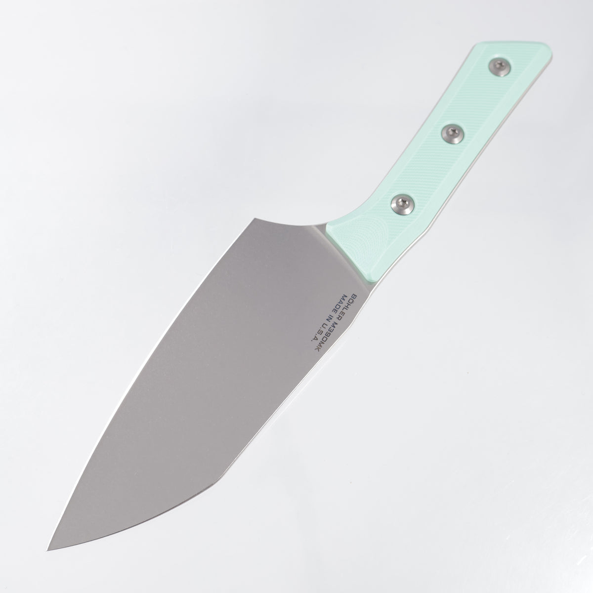 Microtech Santoku 6" - Caribbean Blue G10 - Stonewash M390MK - 3200-10CA