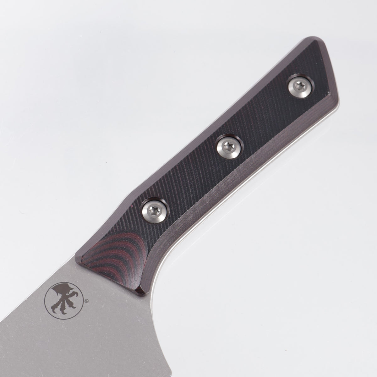 Microtech Chef Knife - Black Cherry G10 - Stonewash M390MK - 3000-10BC