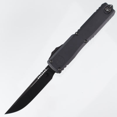 Microtech Ultratech ZBP Shadow Signature Series - DLC M390MK Single Edge - 1121-1 DLCTSH