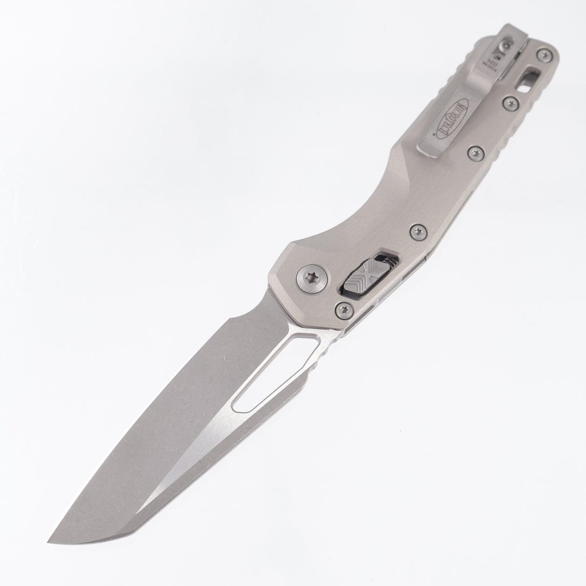 Microtech MSI - Natural Clear Smooth Aluminum - Apocalyptic M390MK - 210-10 APNC