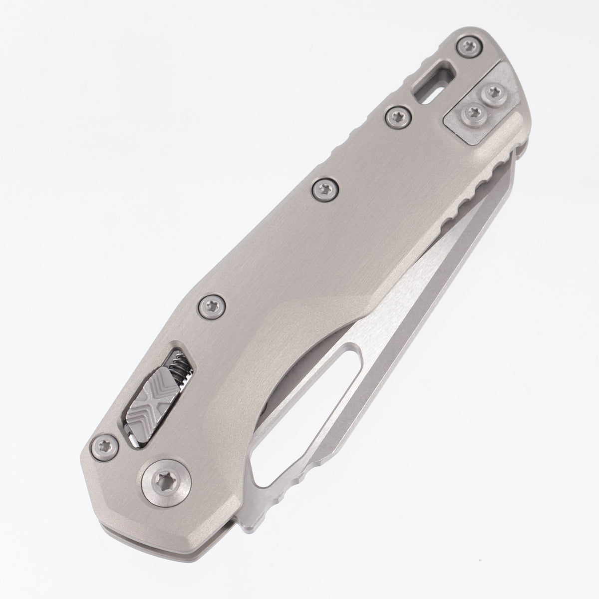Microtech MSI - Natural Clear Smooth Aluminum - Apocalyptic M390MK - 210-10 APNC