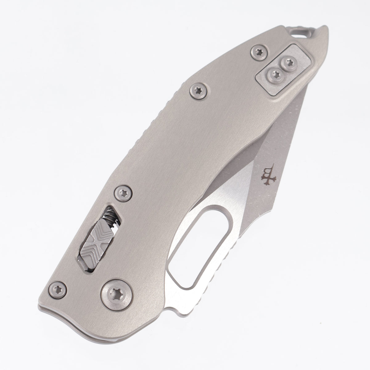 Microtech Stitch Ram-Lok - Natural Clear Smooth Aluminum - Apocalyptic M390MK - 169RL-10 APNC