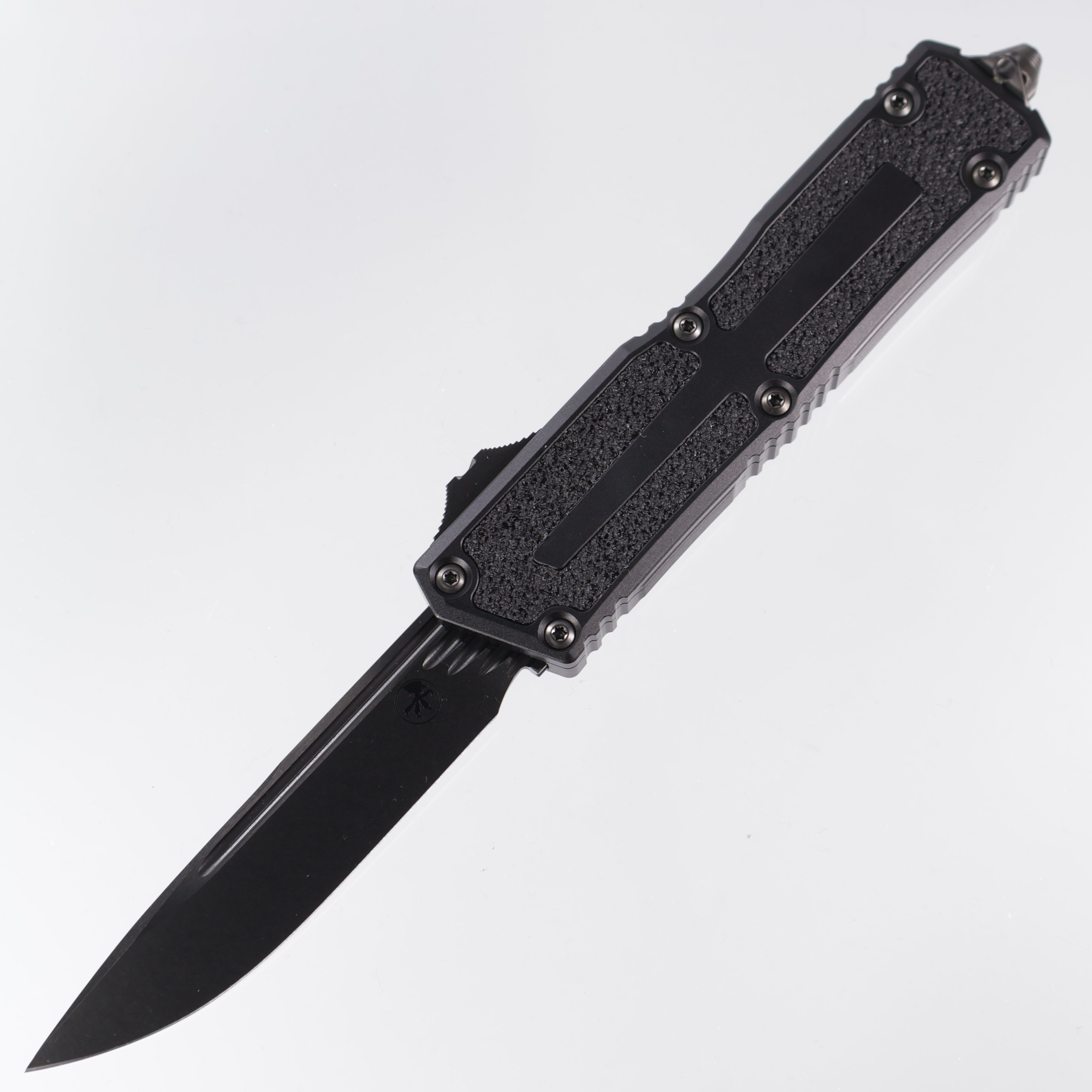 Microtech Scarab 2 Gen3 Shadow - DLC M390MK - DLC Hardware - Black Aluminum - Scarab II Gen III - 1278-1 DLCTSH