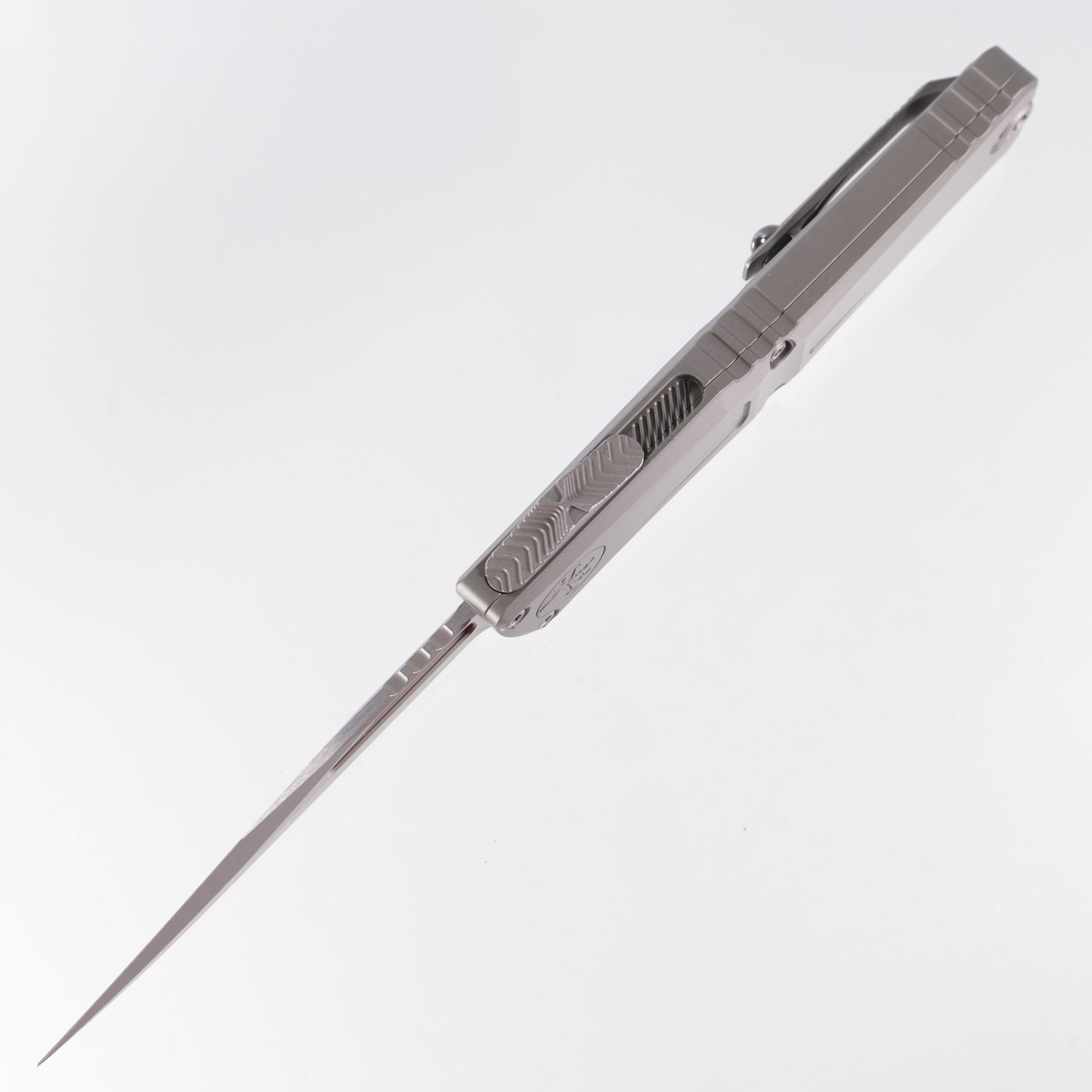 Microtech Combat Troodon Gen3 - Bowie M390MK - Natural Clear - Gen III - 1146-10 APNC