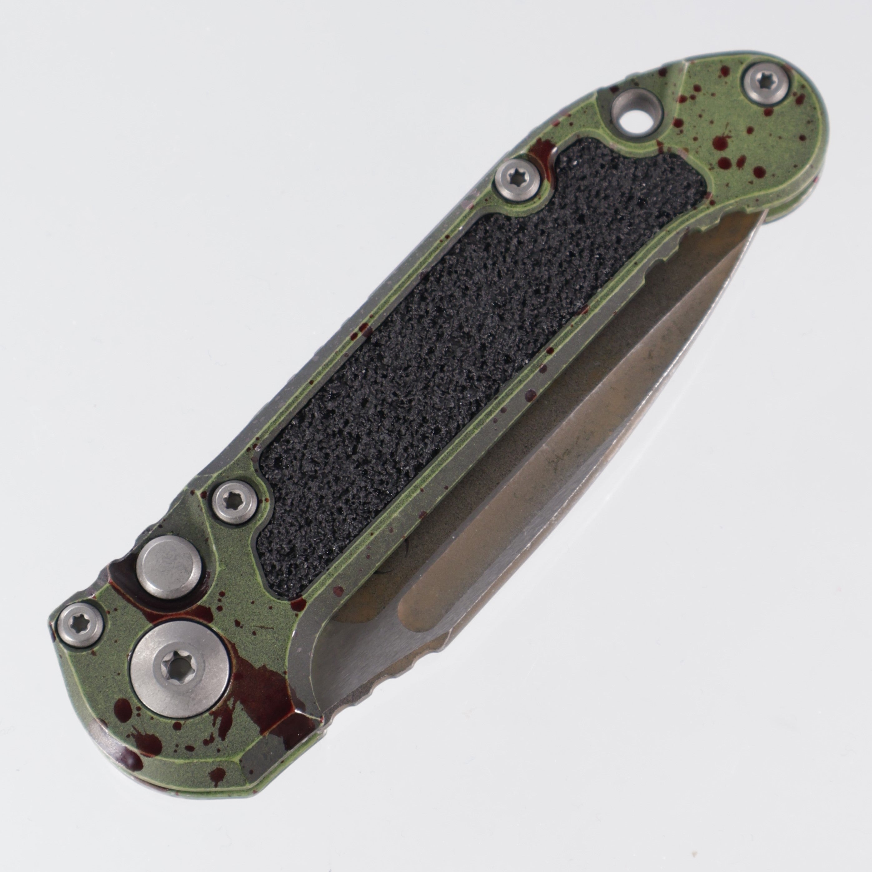 Microtech LUDT Gen3 - Outbreak Signature Series - Partial Serrated M390MK Drop Point - Gen III 1135-2 OBS