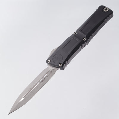 Microtech Combat Troodon Gen 3 - Apocalyptic Standard, Double Edge M390MK - Black Aluminum - Gen III 1142-10 AP