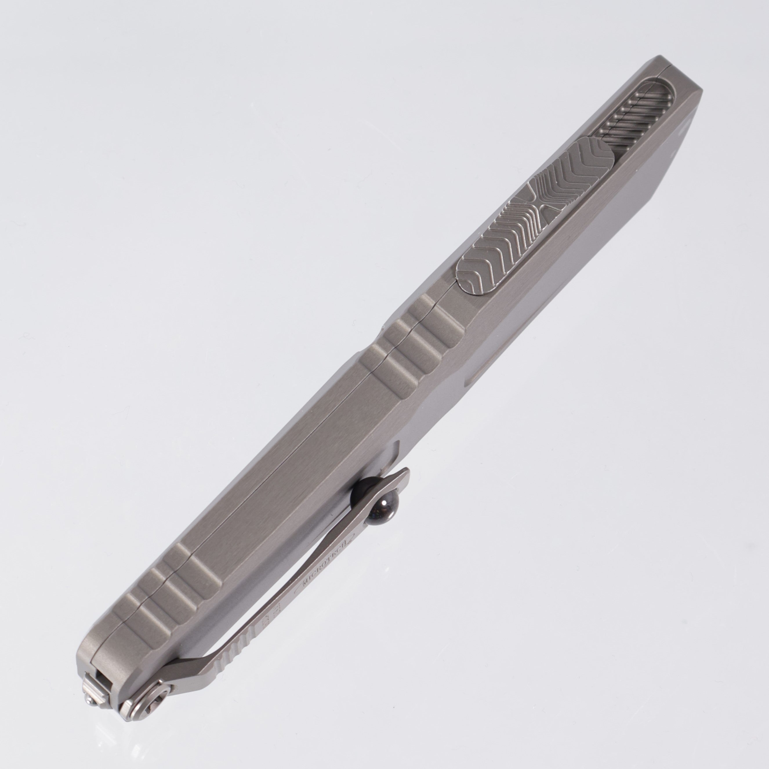 Microtech Combat Troodon Gen 3 - Stonewash Tanto M390MK - Natural Clear Aluminum - Gen III 1144-10 NC