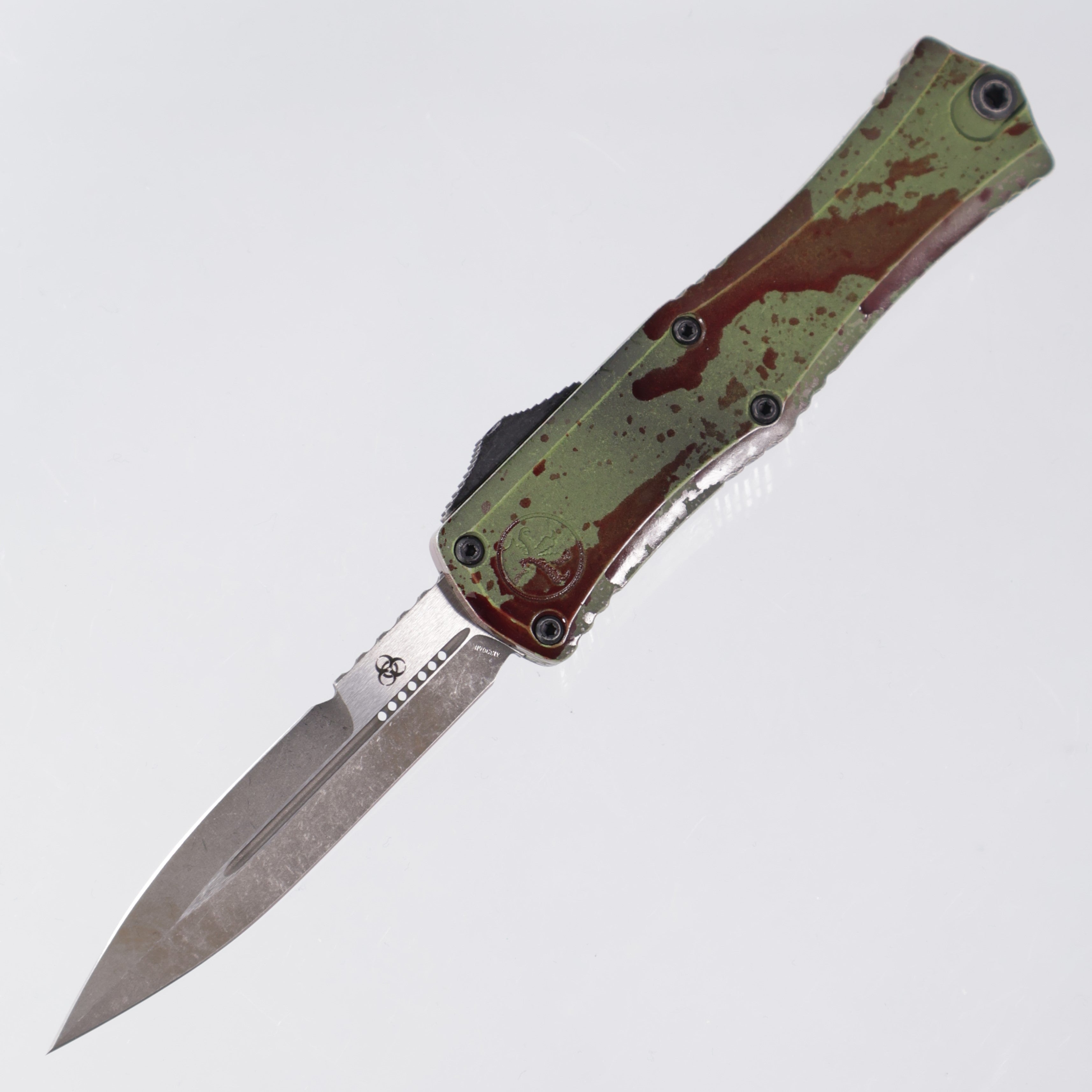 Microtech Hera 2 Mini - Outbreak Signature Series - Apocalyptic M390MK - Hera II Mini 1701M-1 OBDS
