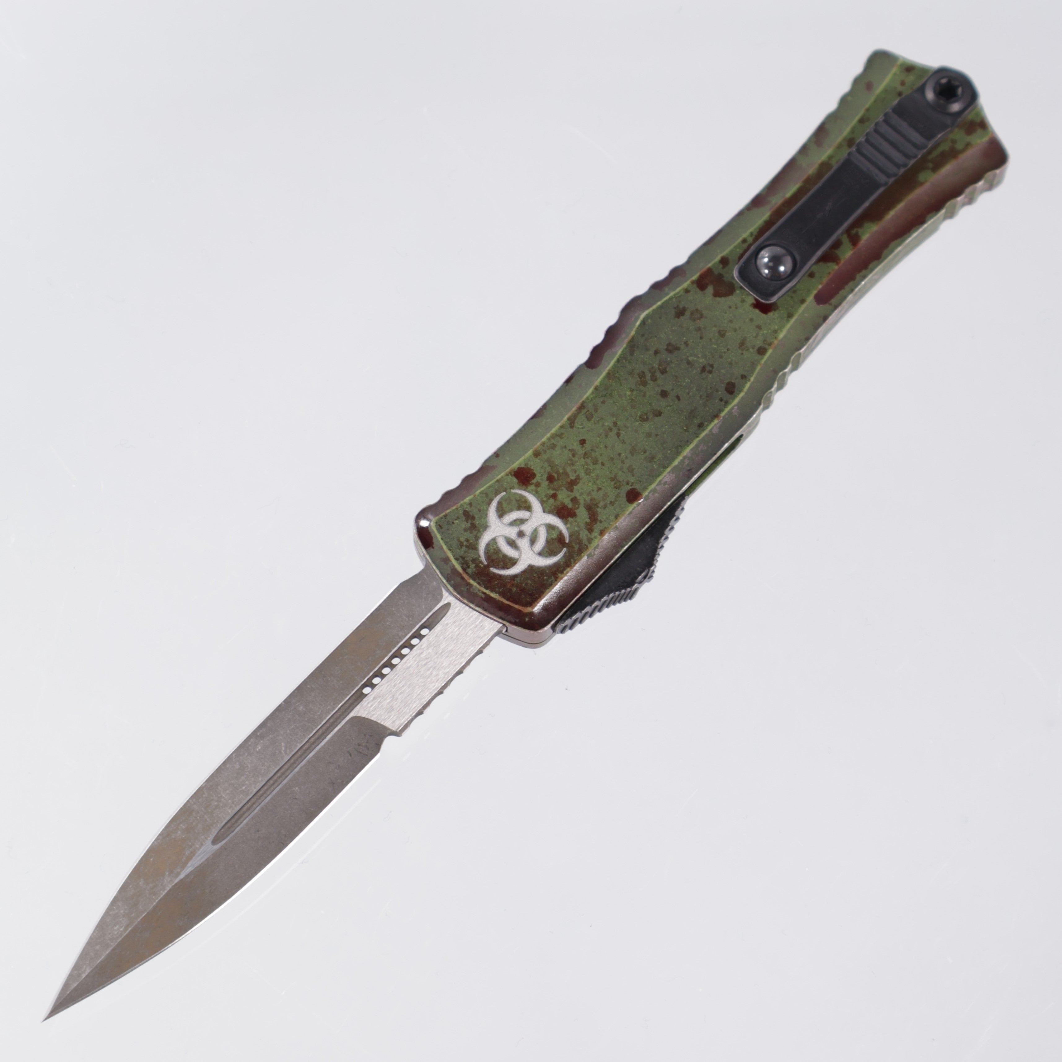 Microtech Hera 2 Mini - Outbreak Signature Series - Apocalyptic M390MK - Hera II Mini 1701M-1 OBDS