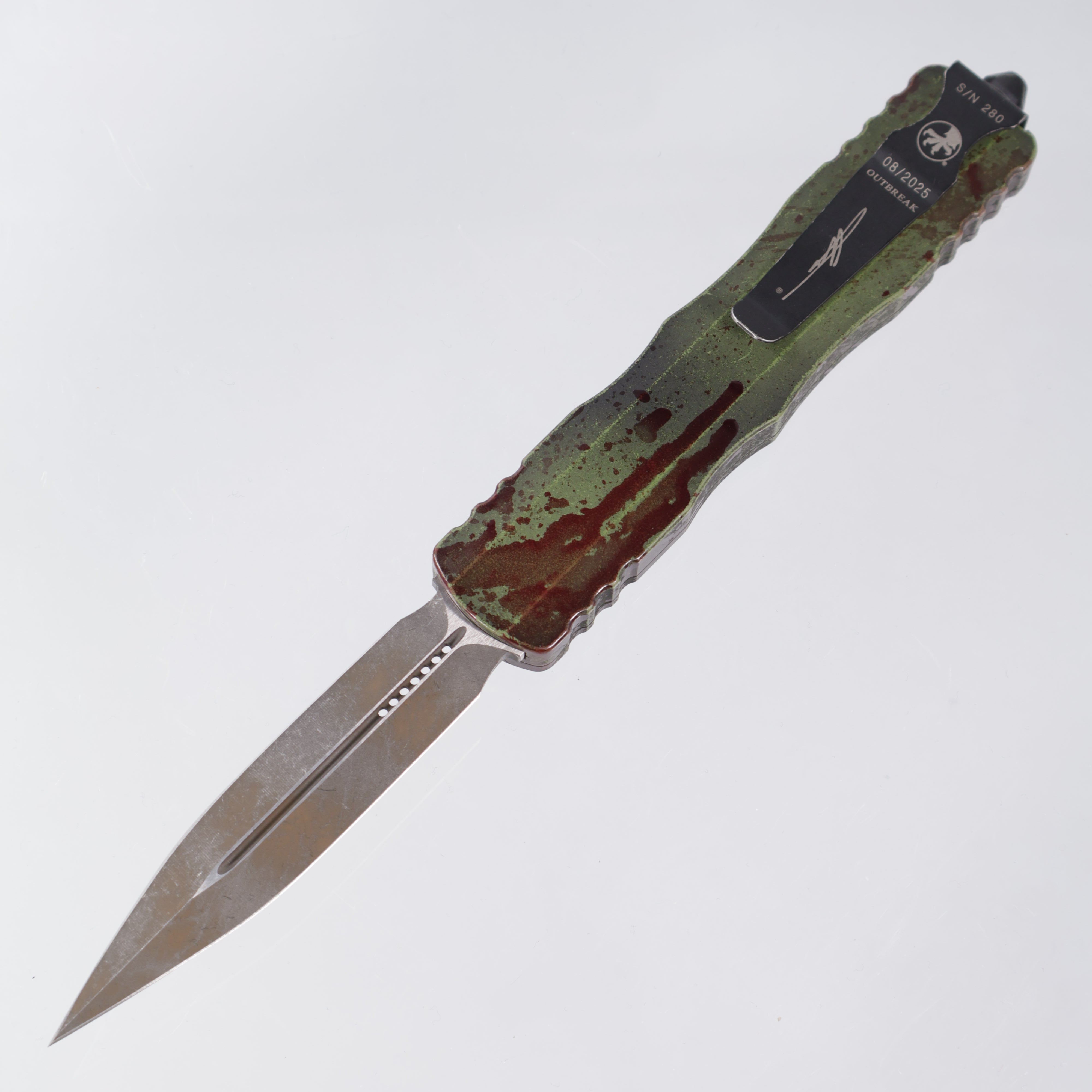 Microtech Dirac Delta - Outbreak Signature Series - Apocalyptic M390MK - 227-1 OBDS