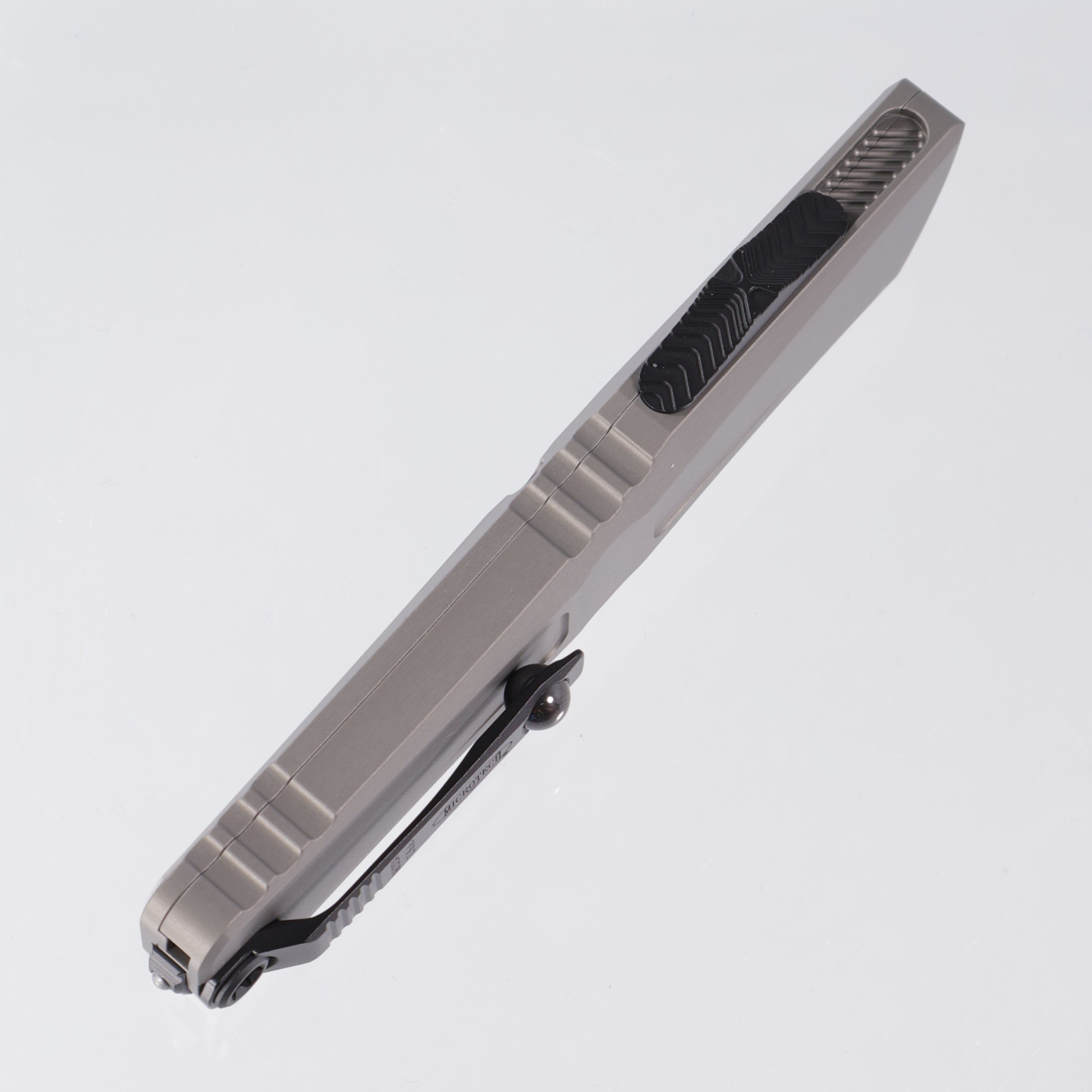 Microtech Combat Troodon Gen 3 - Black Double Edge, Full Serrated Natural Clear - Gen III 1142-3 NC