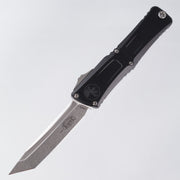 Microtech Combat Troodon Gen 3 - Tanto Stonewash M390MK - Black Aluminum - 1144-10