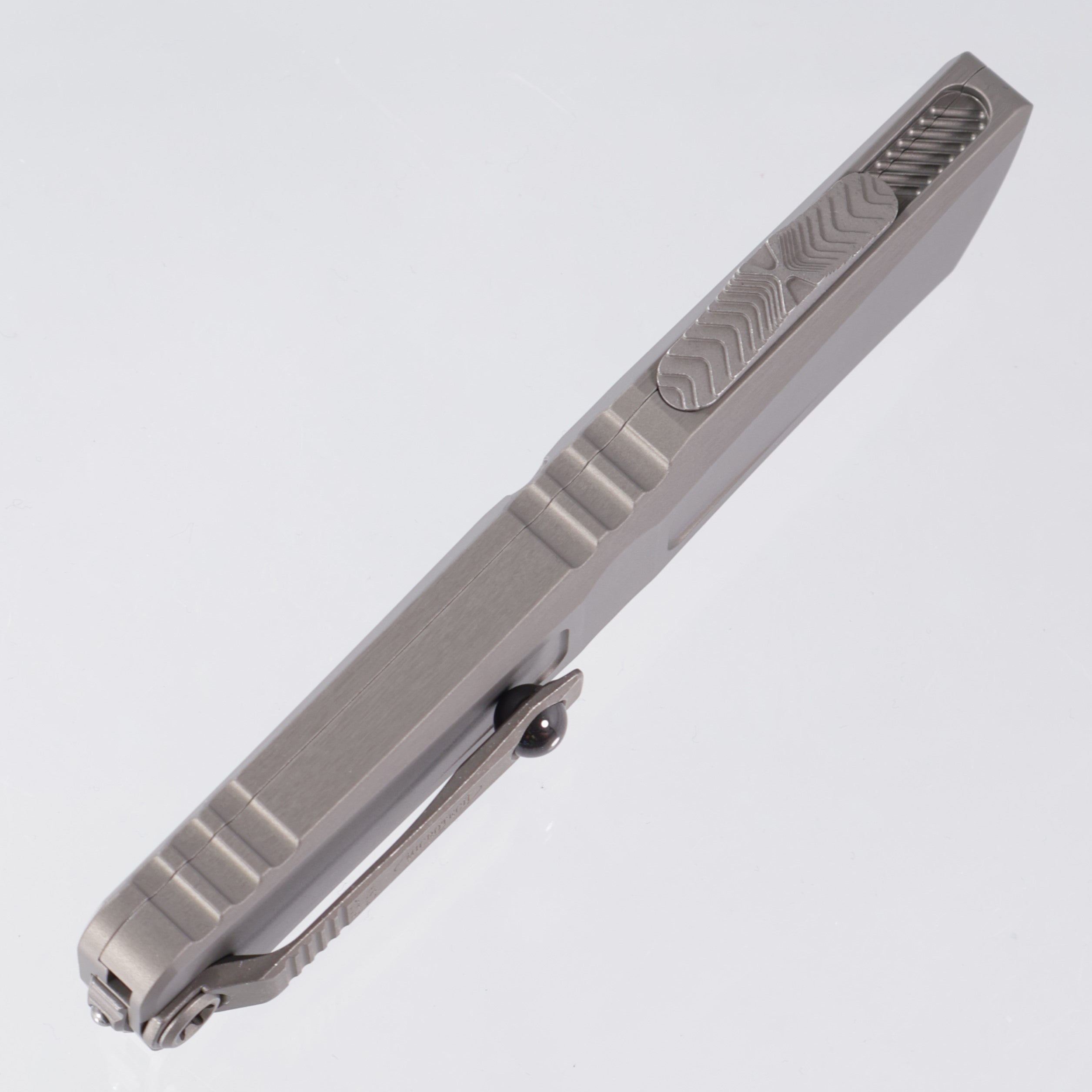 Microtech Combat Troodon Gen 3 - Tanto Apocalyptic M390MK Partial Serrated - Natural Clear Aluminum - Gen III 1144-11 APNC