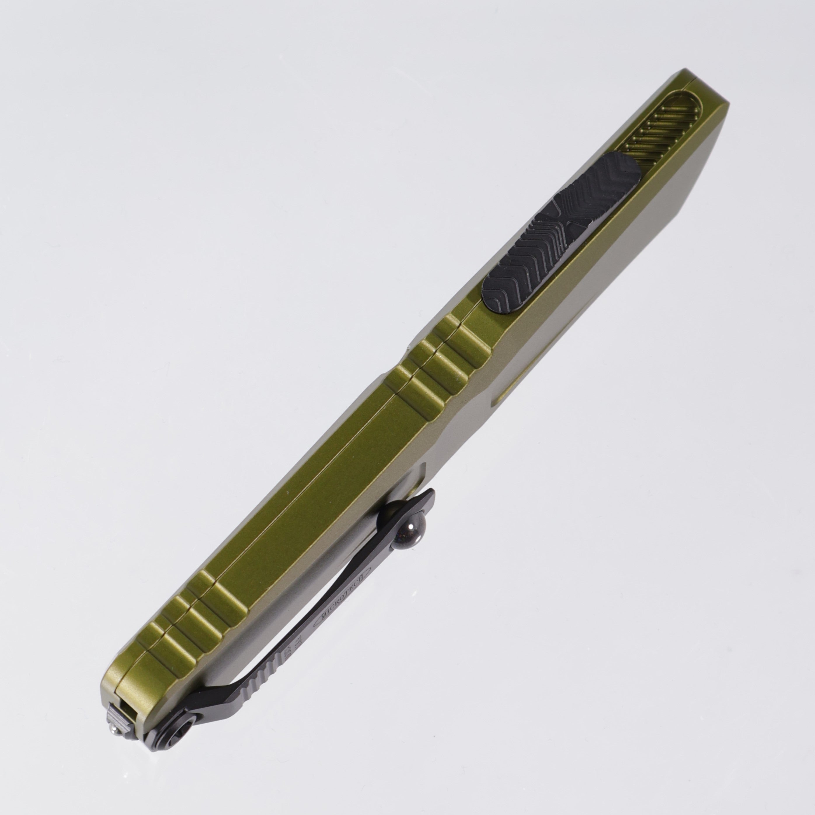 Microtech Combat Troodon Gen 3 - Black Bowie M390MK - OD Green Aluminum - Gen III 1146-1 OD