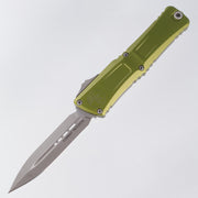 Microtech Combat Troodon Gen 3 - Apocalyptic Double Edge M390MK - OD Green Aluminum - Gen III 1142-10 APOD