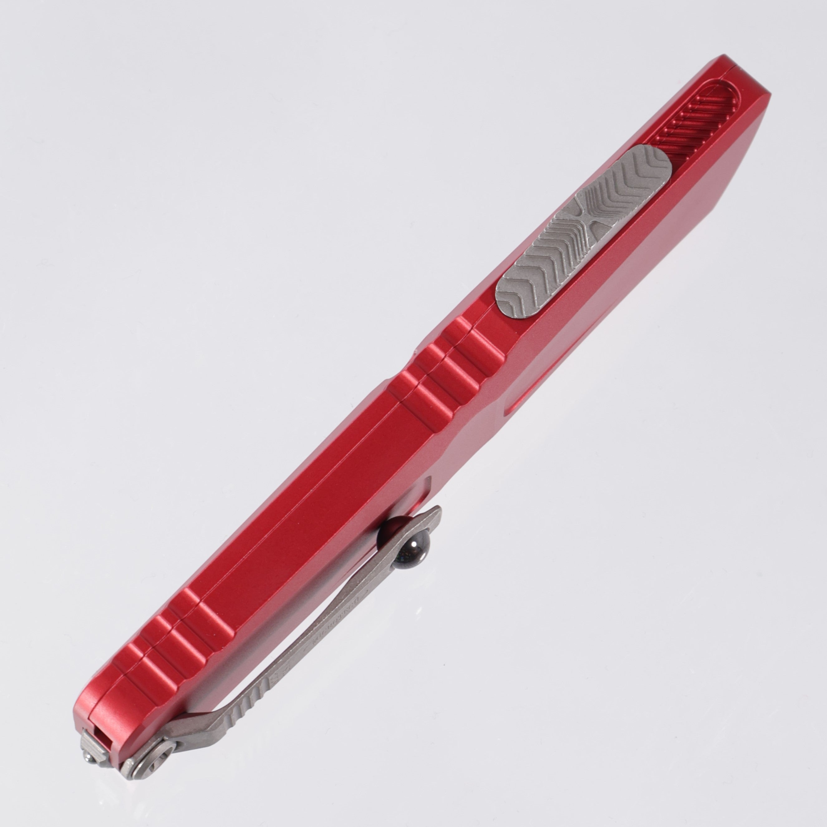 Microtech Combat Troodon Gen 3 - Apocalyptic Standard, Single Edge M390MK - Red Aluminum - Gen III 1143-10 APRD