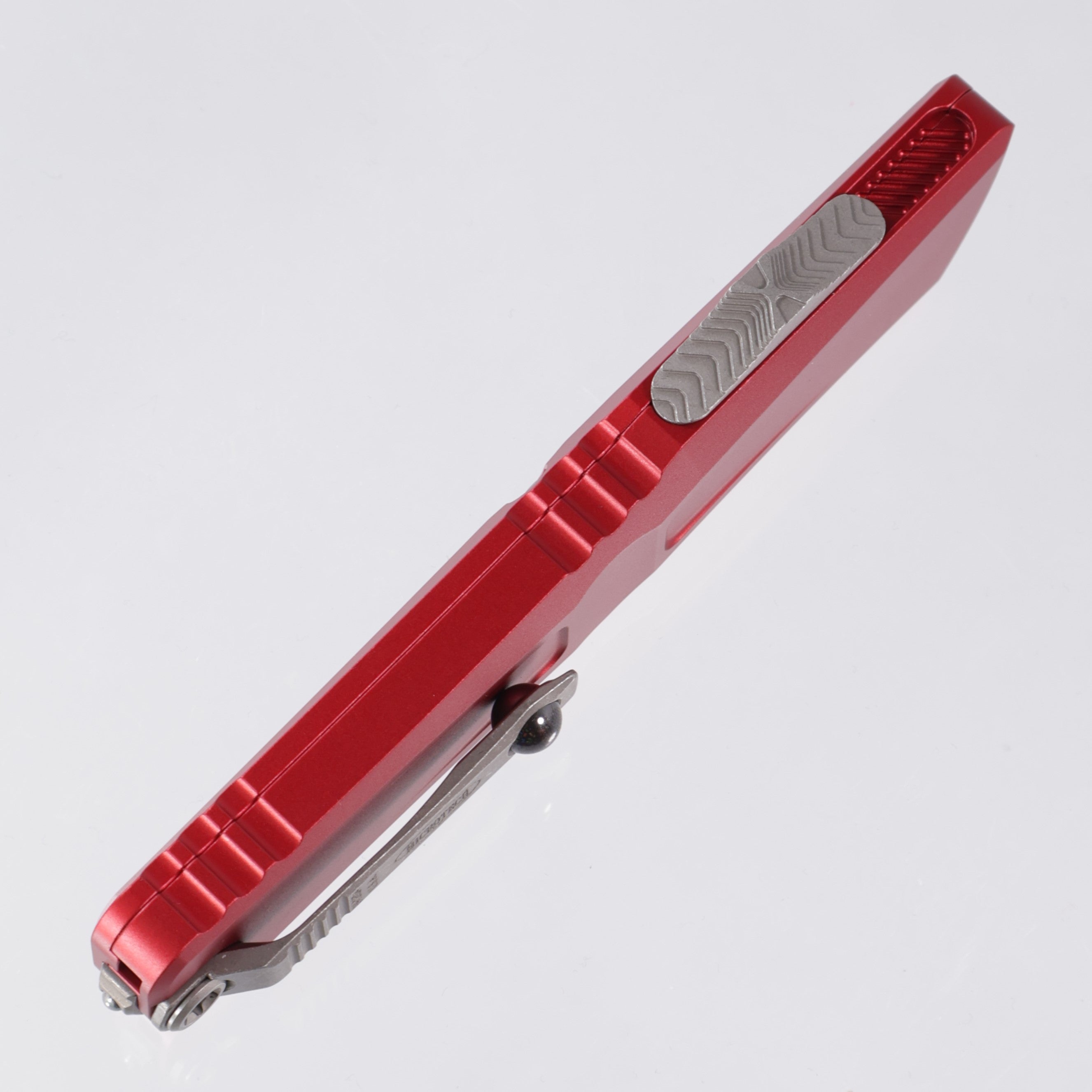 Microtech Combat Troodon Gen 3 - Double Edge Apocalyptic, Full Serrated M390MK - Red Aluminum - Gen III 1142-12 APRD