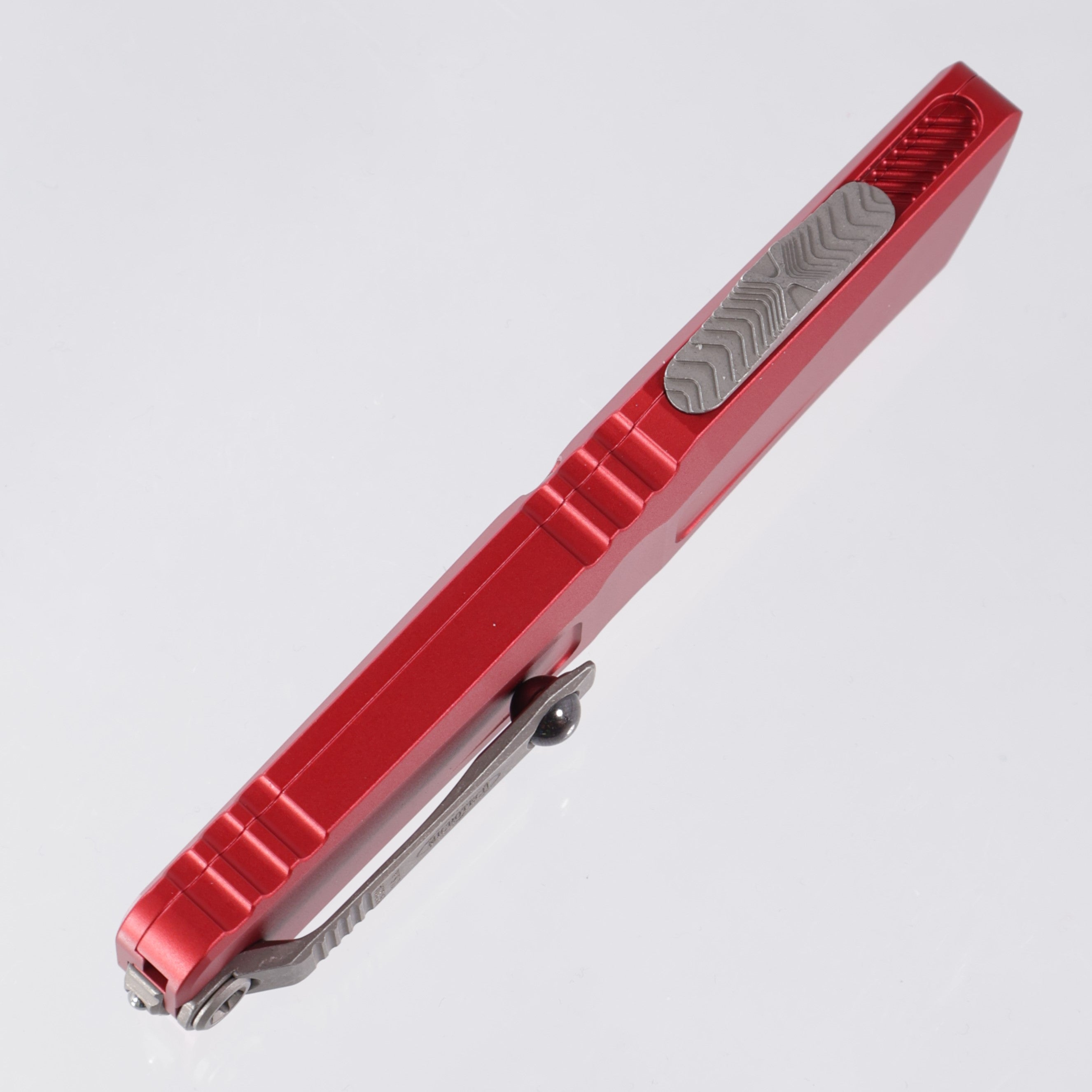 Microtech Combat Troodon Gen 3 - Double Edge Apocalyptic, Partial Serrated M390MK - Red Aluminum - Gen III 1142-11 APRD