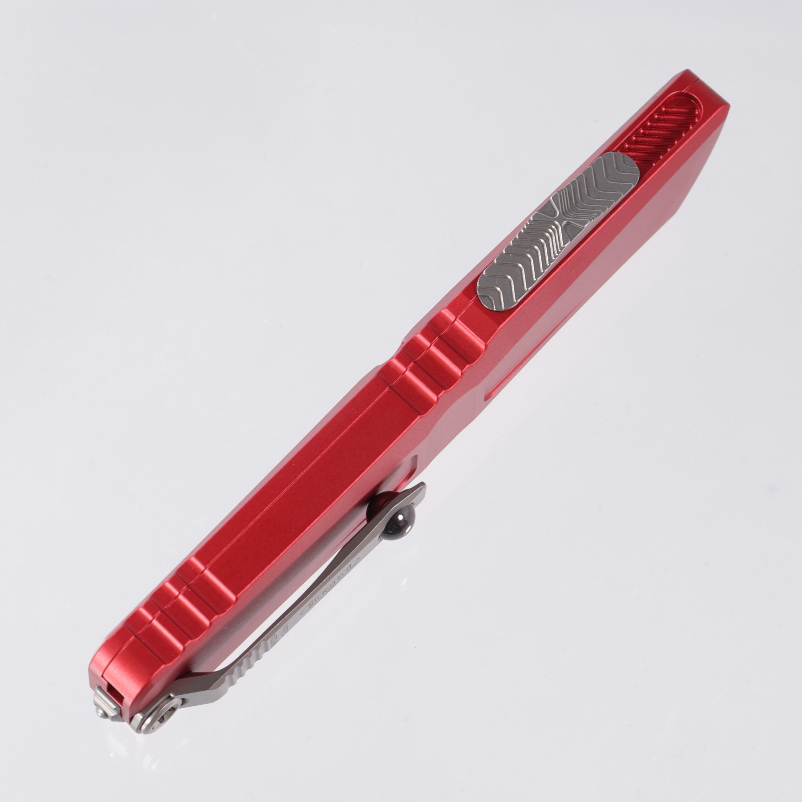 Microtech Combat Troodon Gen 3 - Double Edge Stonewash, Partial Serrated M390MK - Red Aluminum - Gen III 1142-11 RD