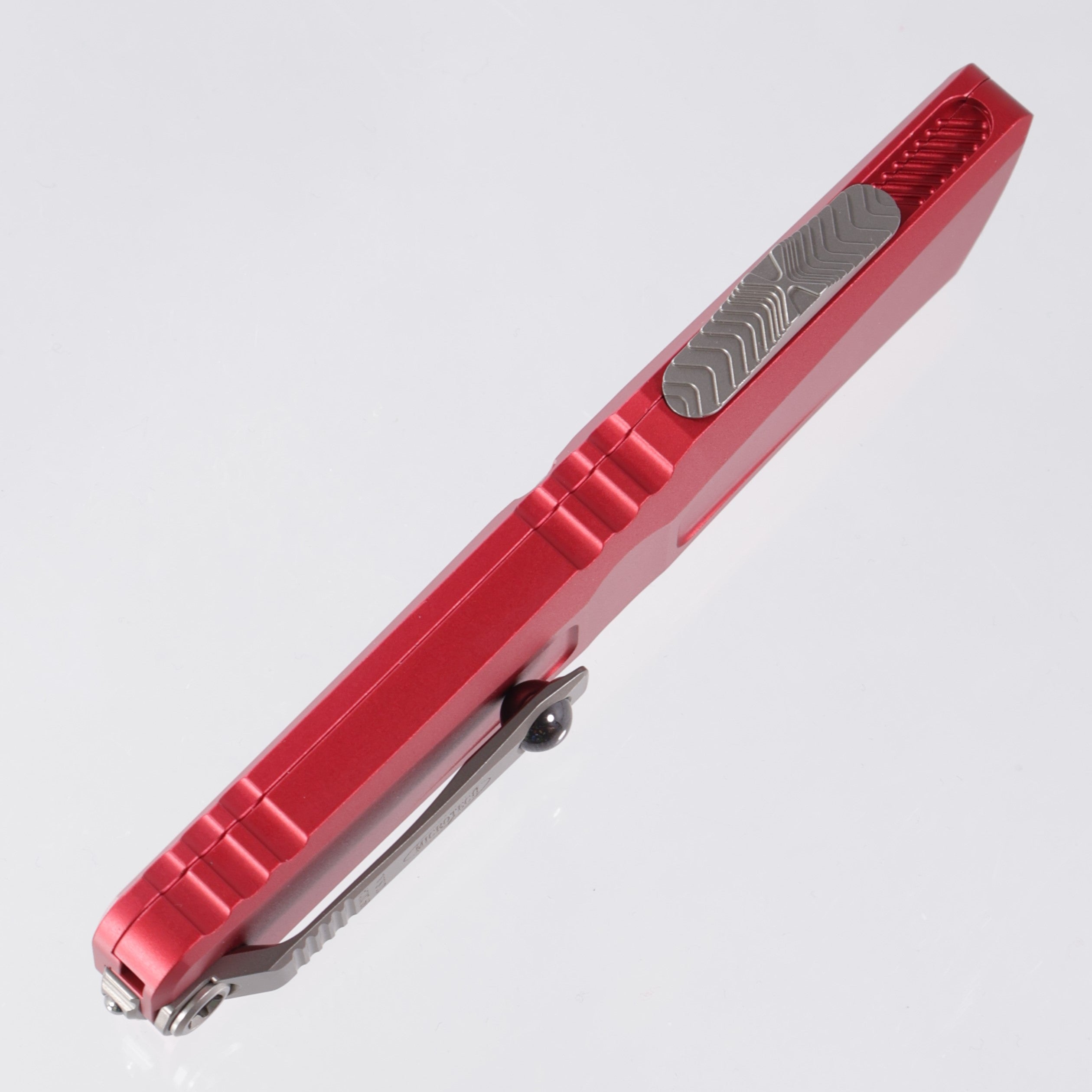 Microtech Combat Troodon Gen 3 - Stonewash Single Edge, Partial Serrate M390MK - Red Aluminum - Gen III 1143-11 RD