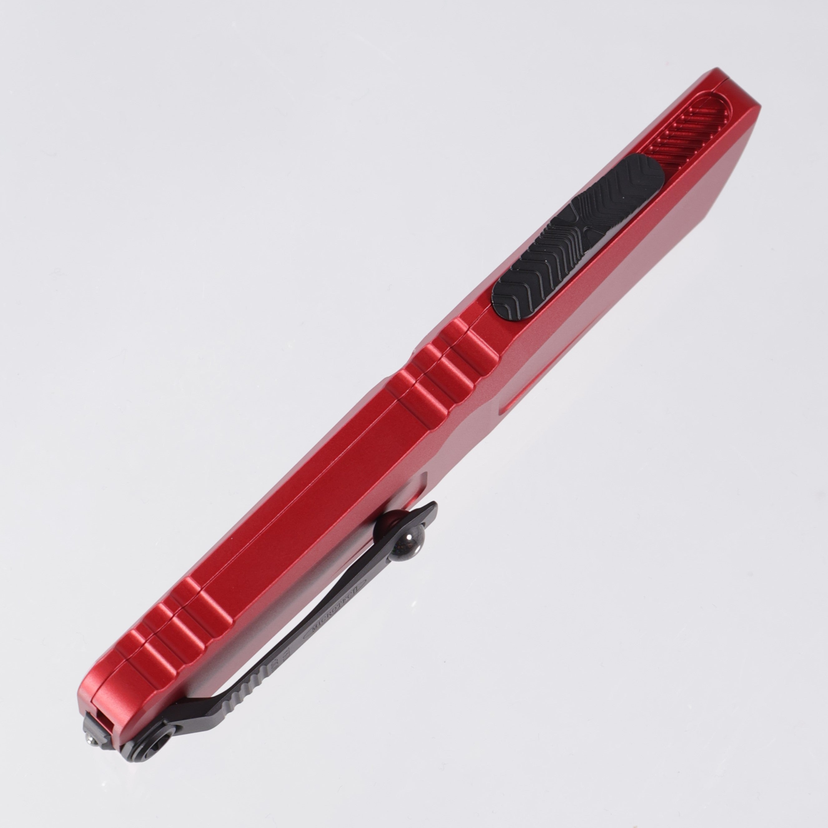 Microtech Combat Troodon Gen 3 - Black Double Edge, Partial Serrate M390MK - Red Aluminum - Gen III 1142-2 RD