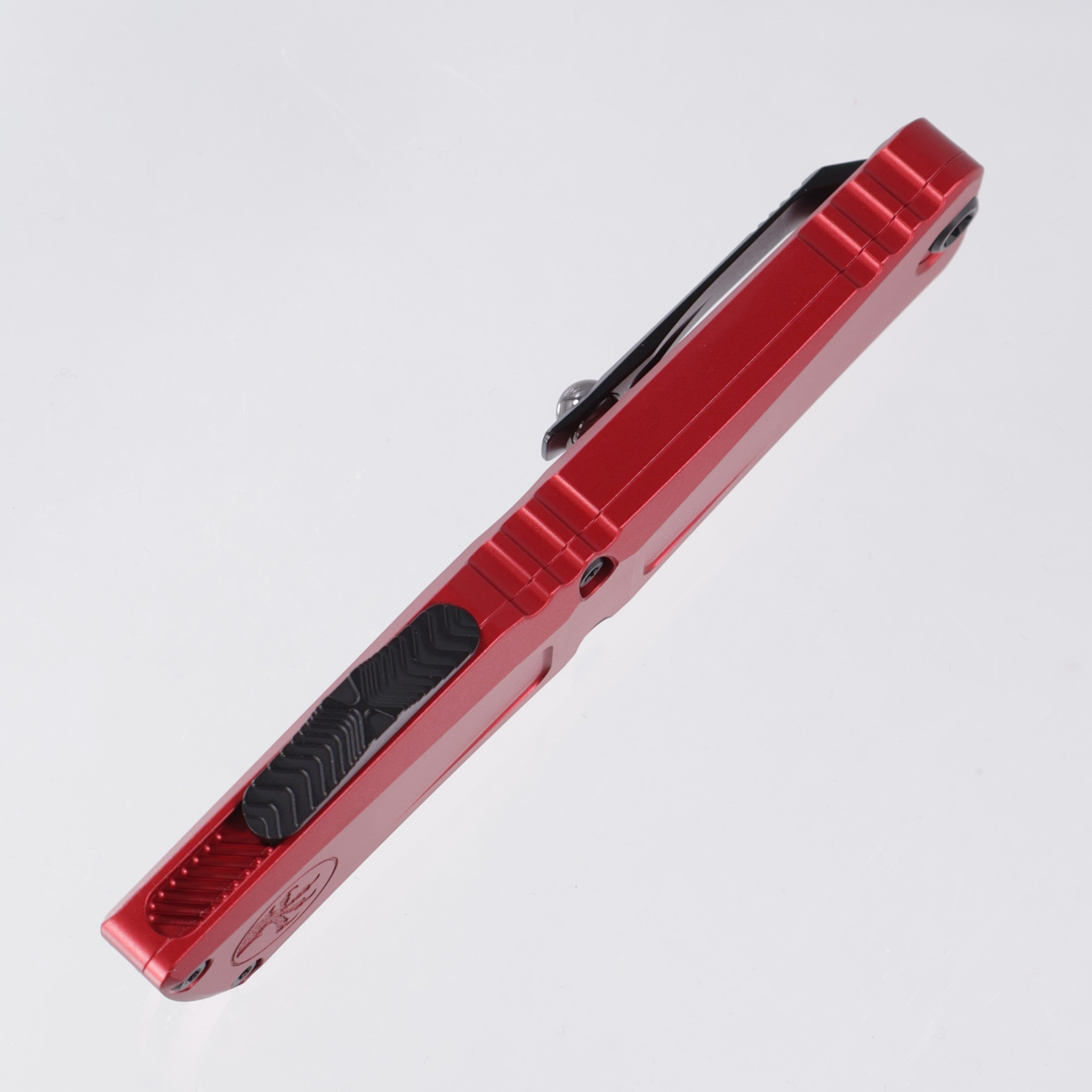 Microtech Combat Troodon Gen 3 - Black Single Edge M390MK - Red Aluminum - Gen III 1143-1 RD