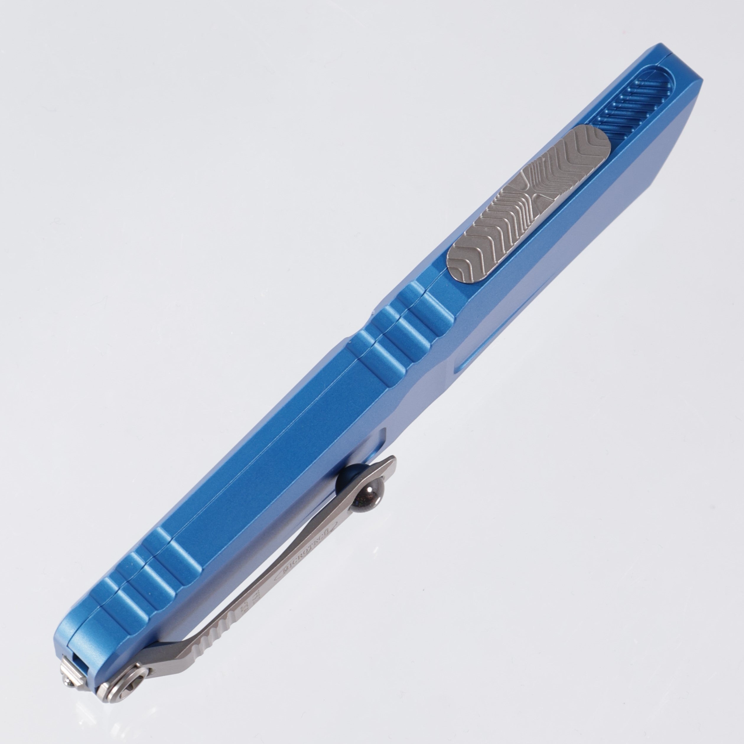 Microtech Combat Troodon Gen 3 - Stonewash Single Edge M390MK - Blue Aluminum - Gen III 1143-10 BL