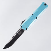 Microtech Combat Troodon Gen 3 - Single Edge Black M390MK - Turquoise Aluminum - Gen III 1143-1 TQ