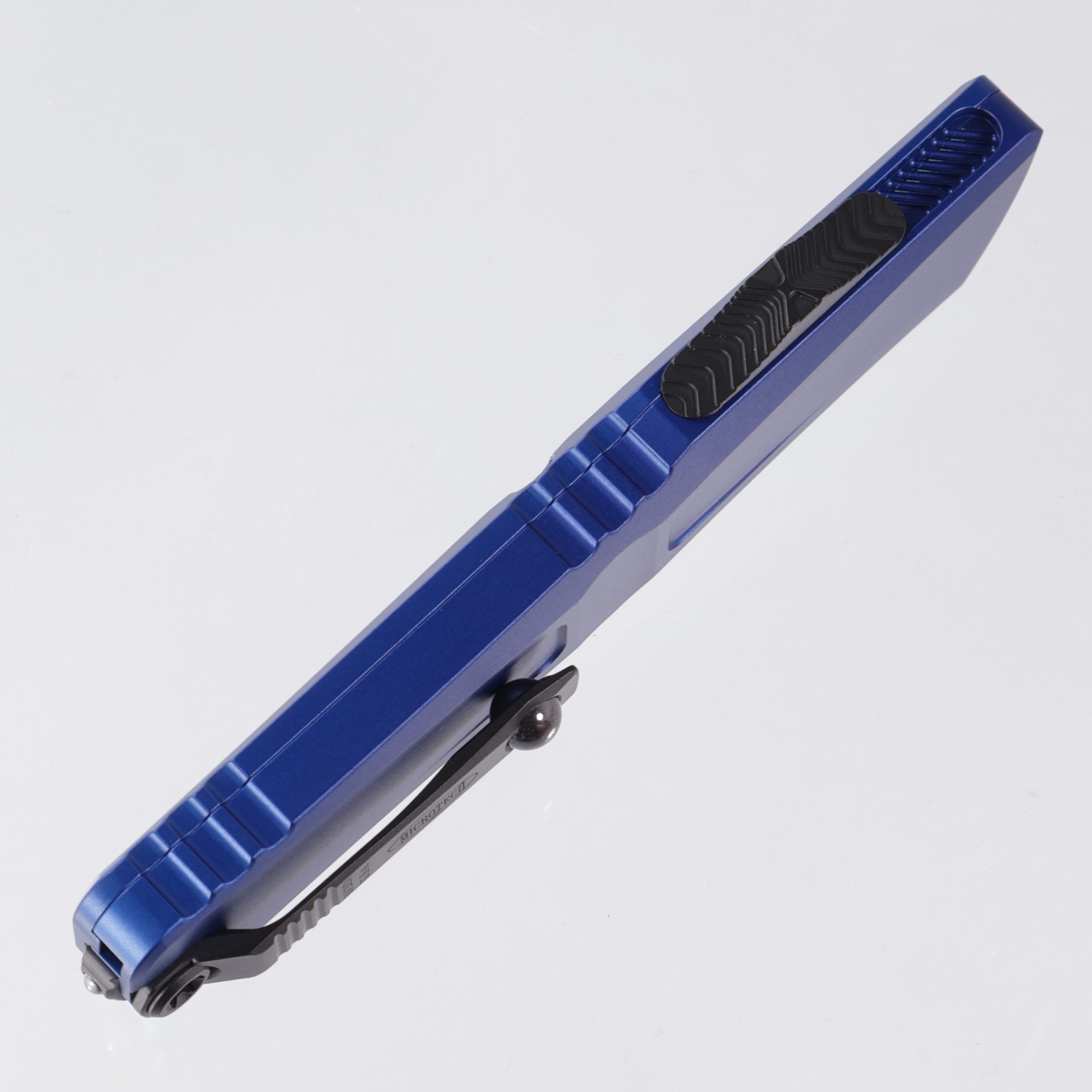 Microtech Combat Troodon Gen 3 - Single Edge Black, Partial Serrate M390MK - Navy Blue Aluminum - Gen III 1143-2 NA