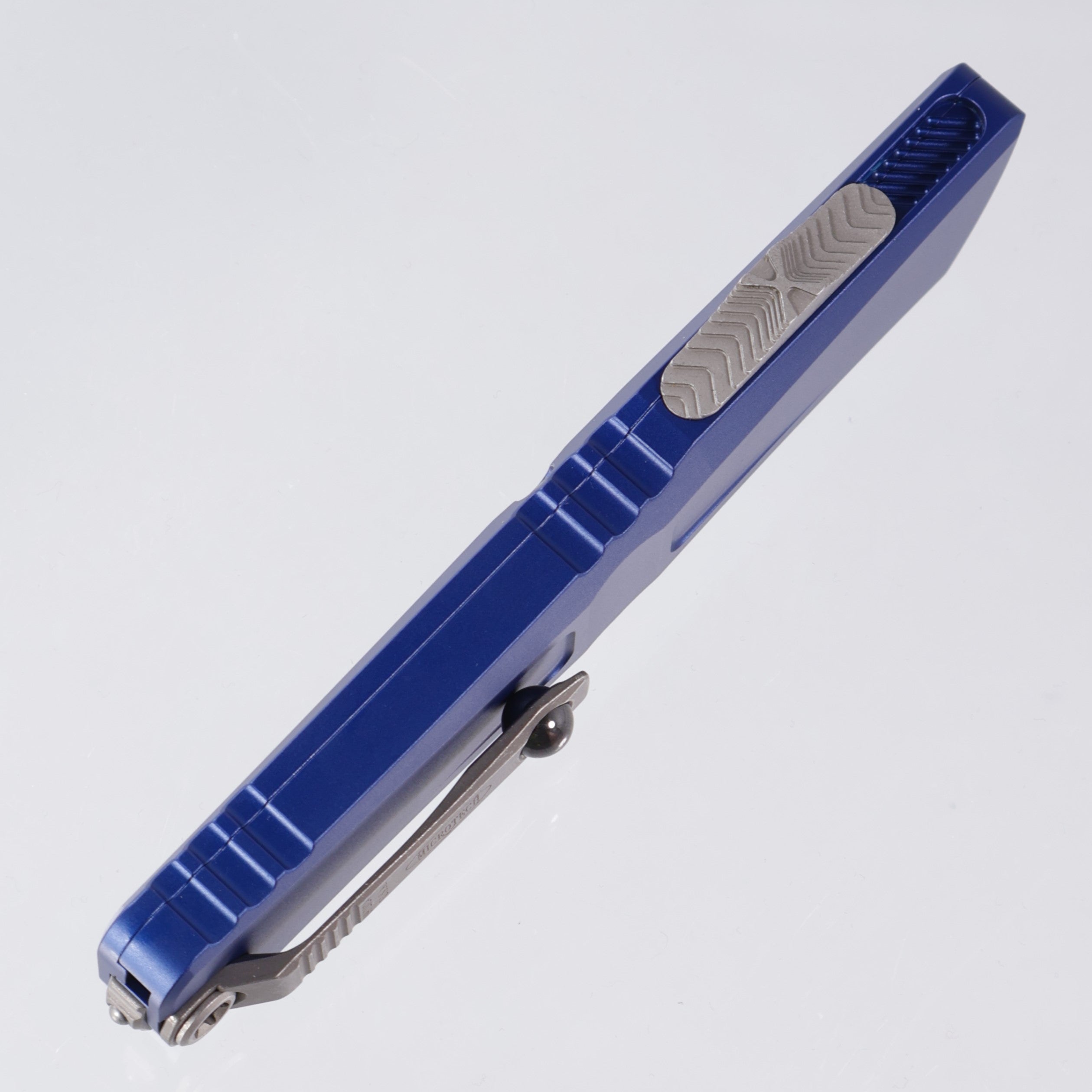 Microtech Combat Troodon Gen 3 - Apocalyptic Standard, Single Edge M390MK - Navy Blue Aluminum - Gen III 1143-10 APNA