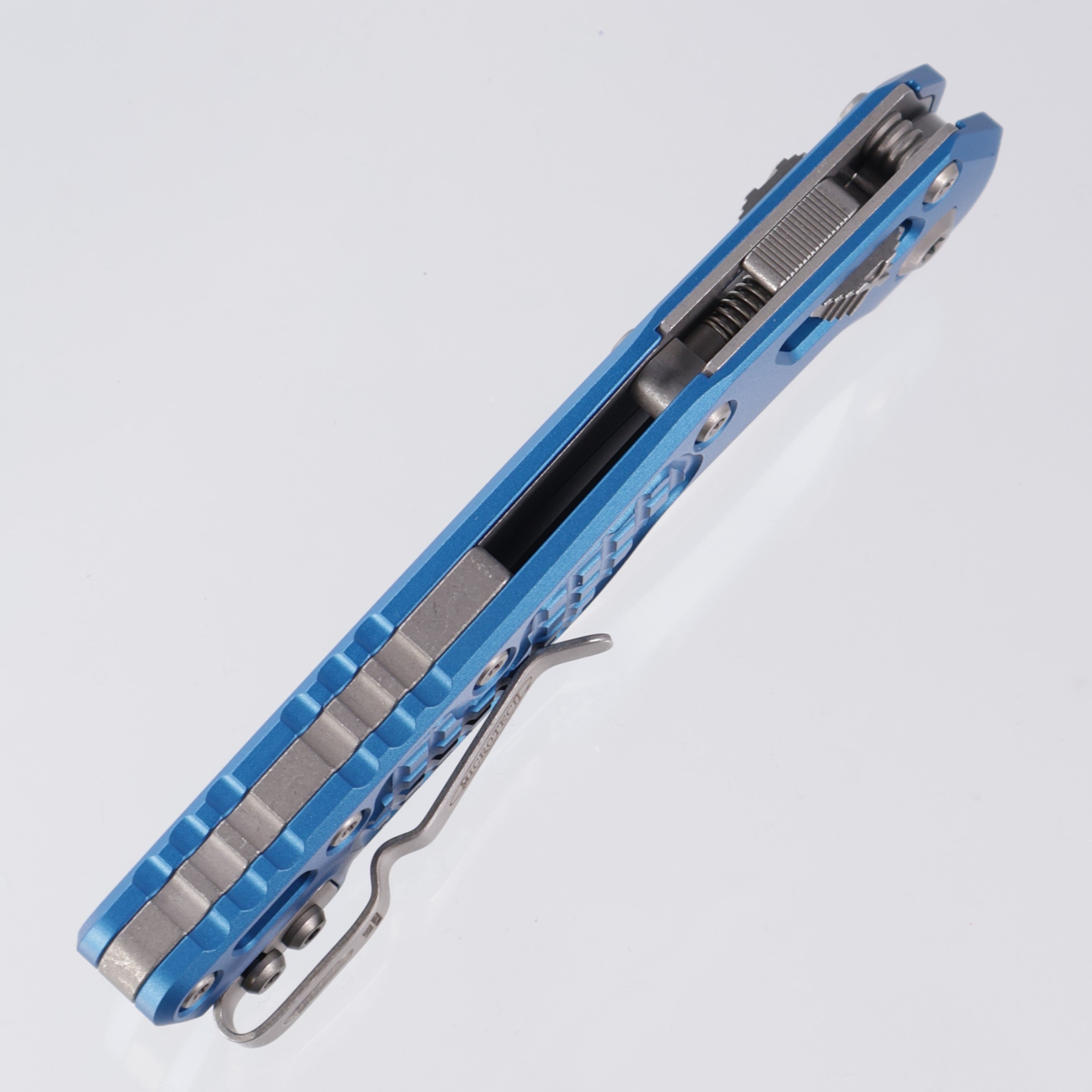 Microtech MSI - Blue Frag Aluminum - Apocalyptic Standard M390MK - 210-10 APFRBL