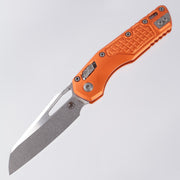 Microtech MSI - Orange Frag Aluminum - Stonewash M390MK - 210-10 FROR