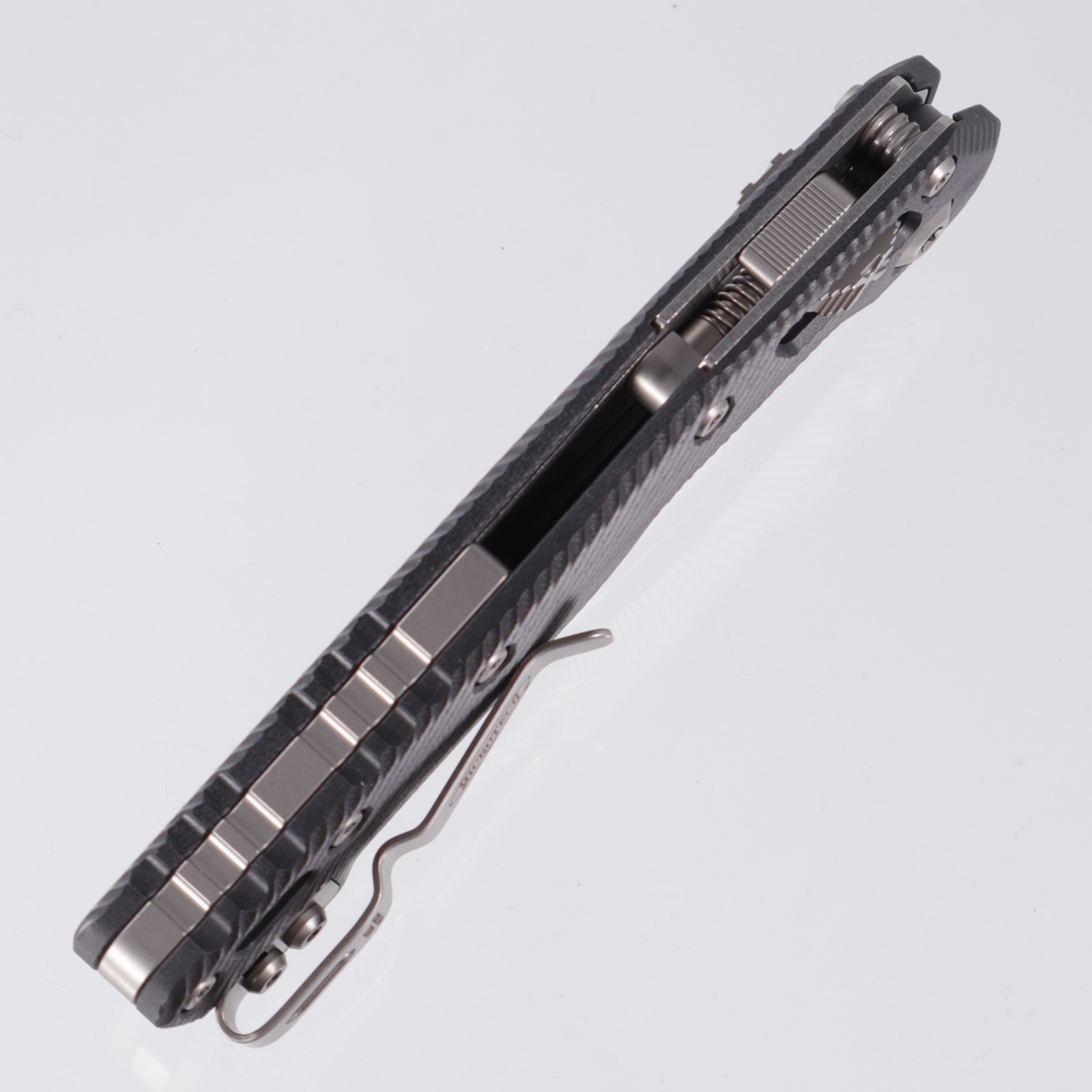 Microtech MSI - Black Fluted G-10 - Black M390MK - 210-1 FLGTBK