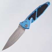 Microtech Socom Manual - Blue Aluminum - Single Edge, Apocalyptic M390MK - 160-10 APBL