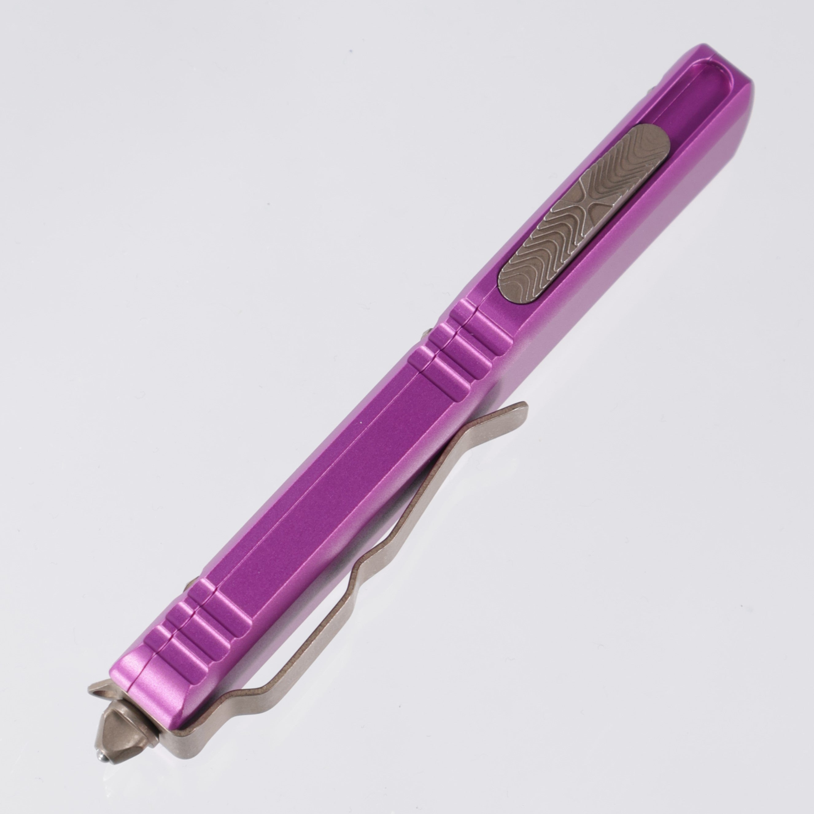 Microtech Ultratech - Bronze Apocalyptic, Double Edge M390 - Violet Aluminum - 122-13 APVI