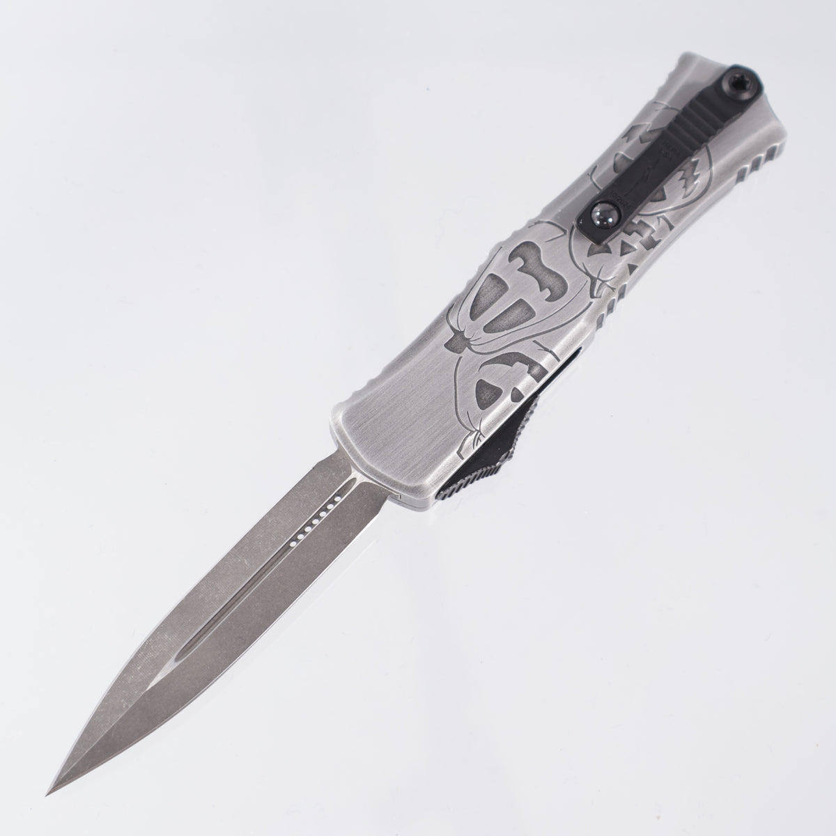 Microtech Jack Comando Microtech Hera 2 Mini - Halloween Jack-o'-Lantern Brushed Metal - Apoc ...
