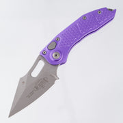 Microtech Stitch Auto - Purple Aluminum - Apocalyptic M390MK - 169-10 APPU