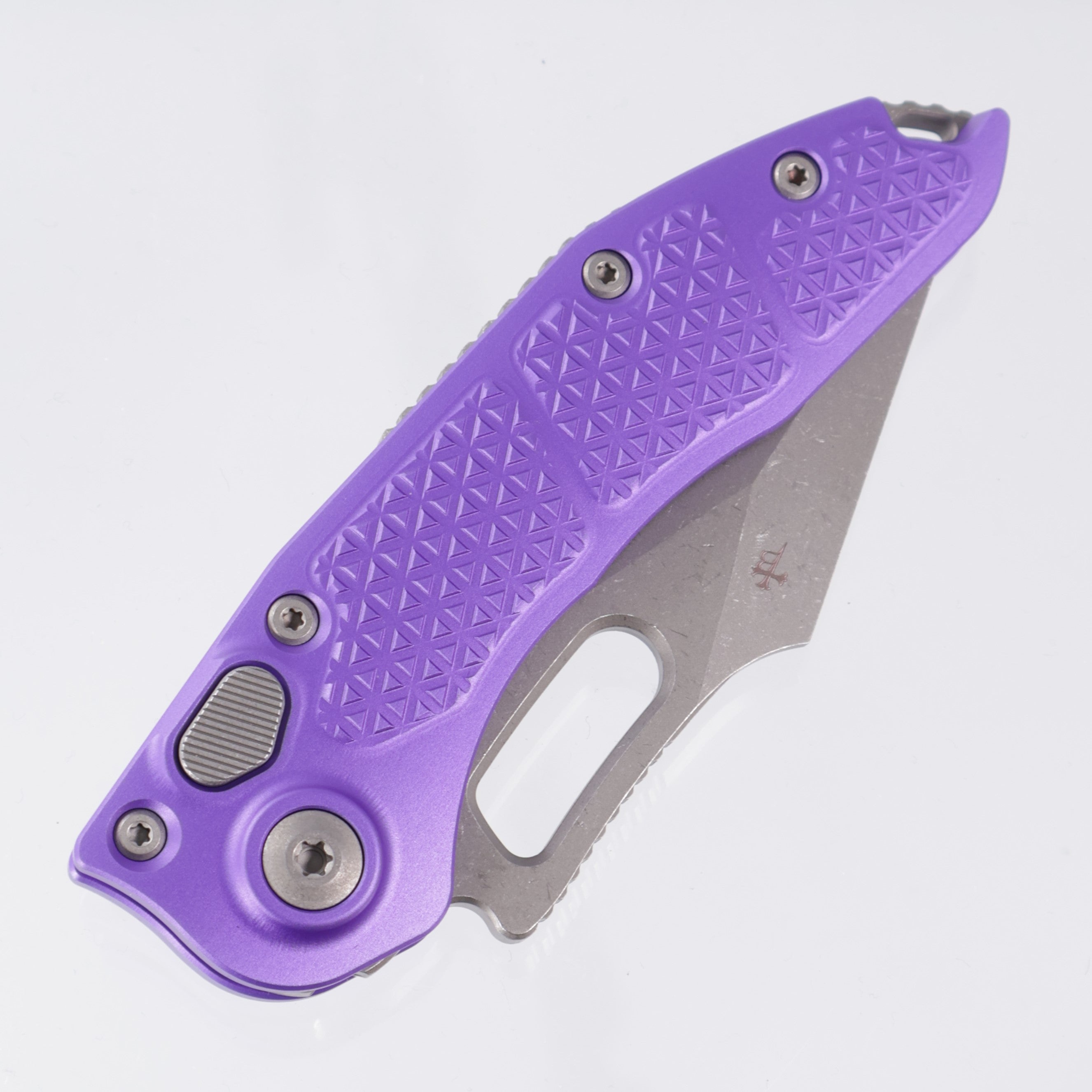 Microtech Stitch Auto - Purple Aluminum - Apocalyptic M390MK - 169-10 APPU