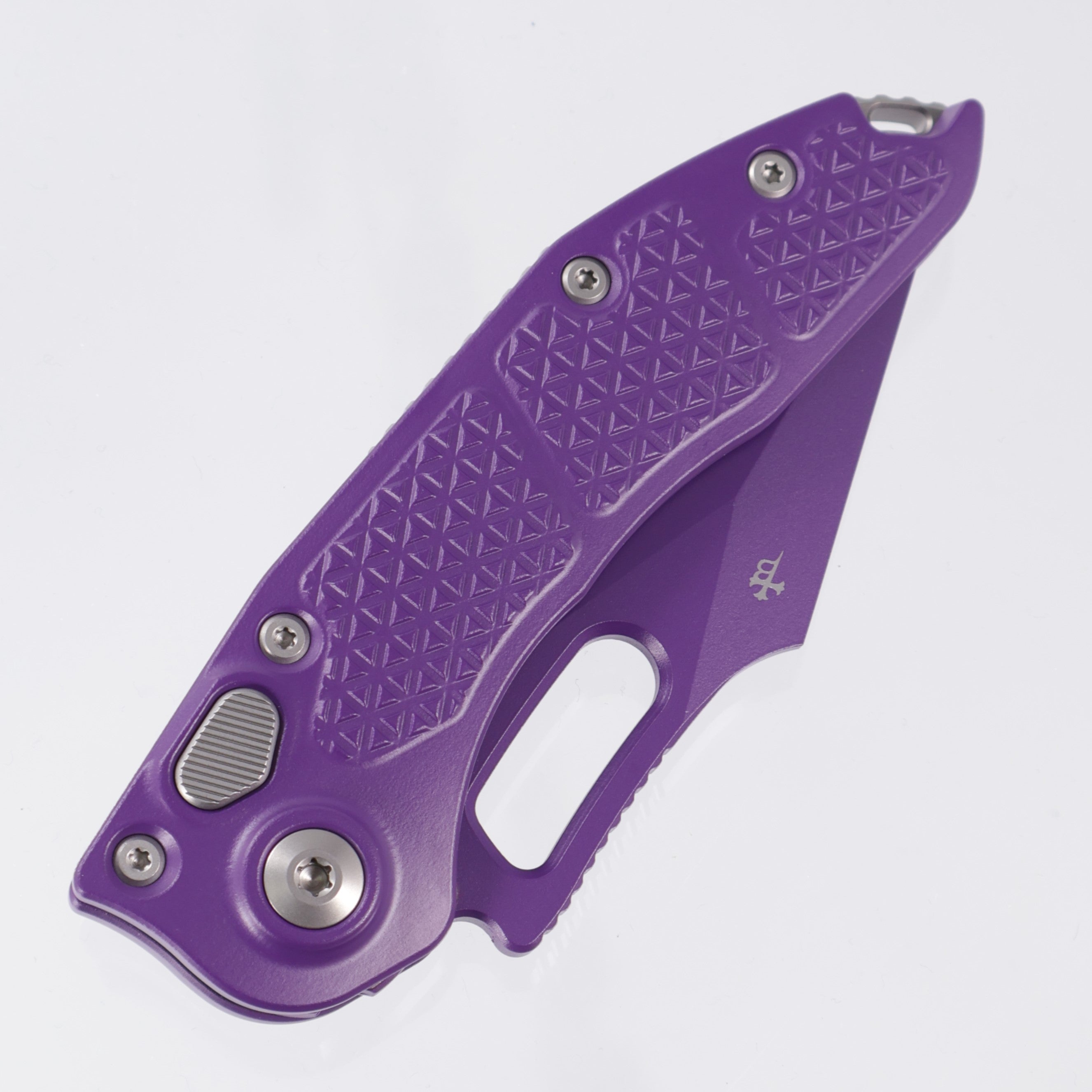 Microtech Stitch Auto - Purple Cerakote M390MK & Aluminum - 169-1 PU-X16