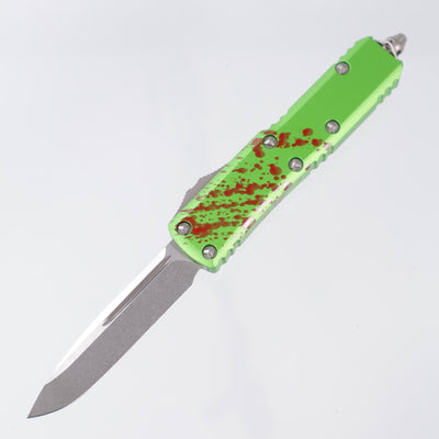 Microtech UTX-85 ZOMBIE TECH - Single Edge Stonewash M390 - 231-10 Z