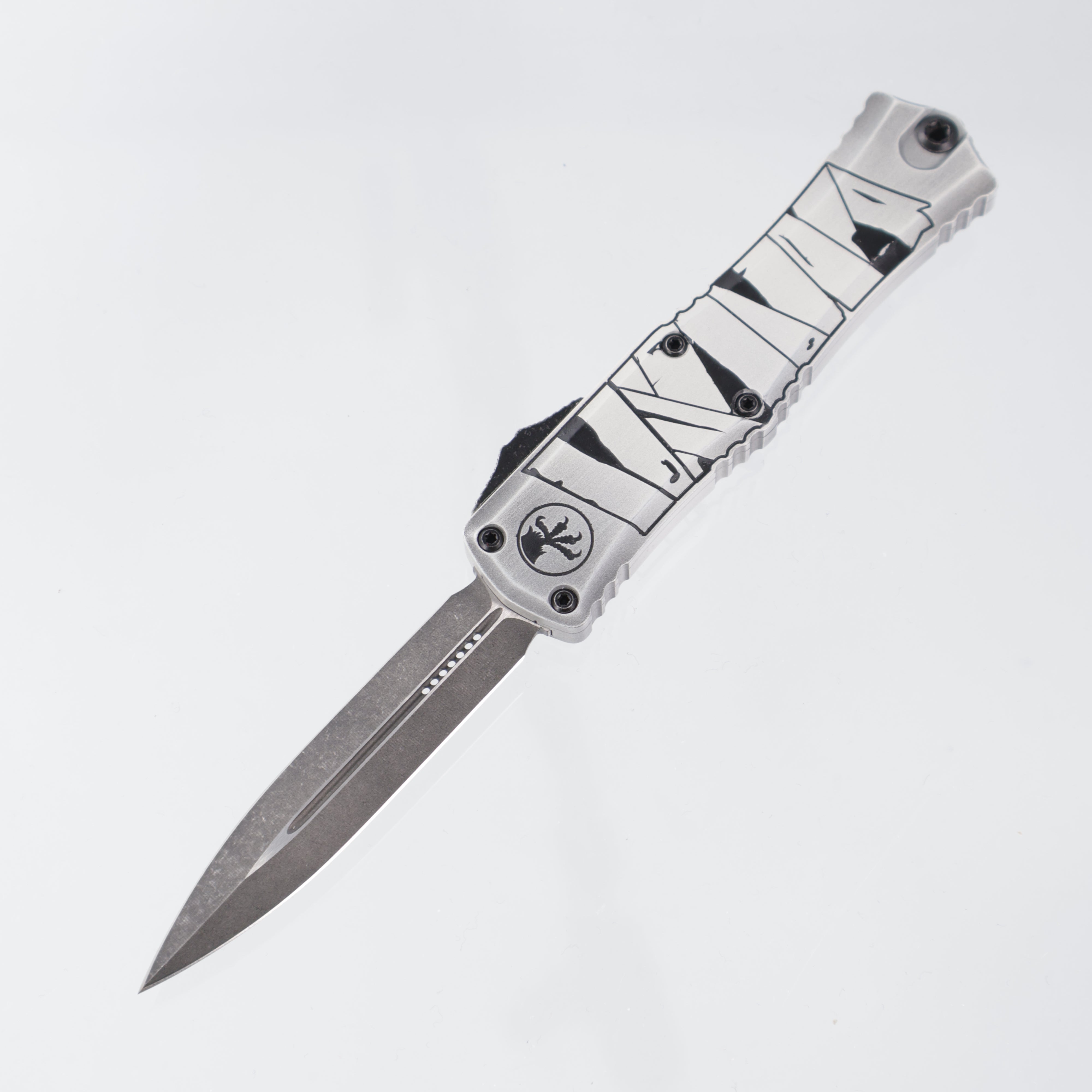 Microtech Hera 2 Mini - Mummy Wrap Halloween - Apocalyptic Double Edge M390MK - Signature Series - Hera II Mini 1702M-1 HWMYS