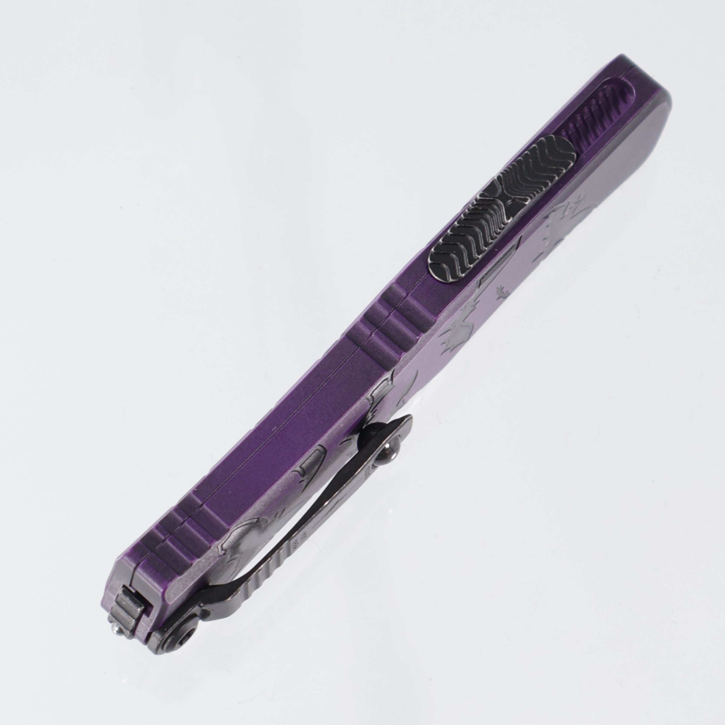 Microtech Hera 2 Mini - Bats Halloween - Apocalyptic Double Edge M390MK - Signature Series - Hera II Mini 1702M-1 HWBAS