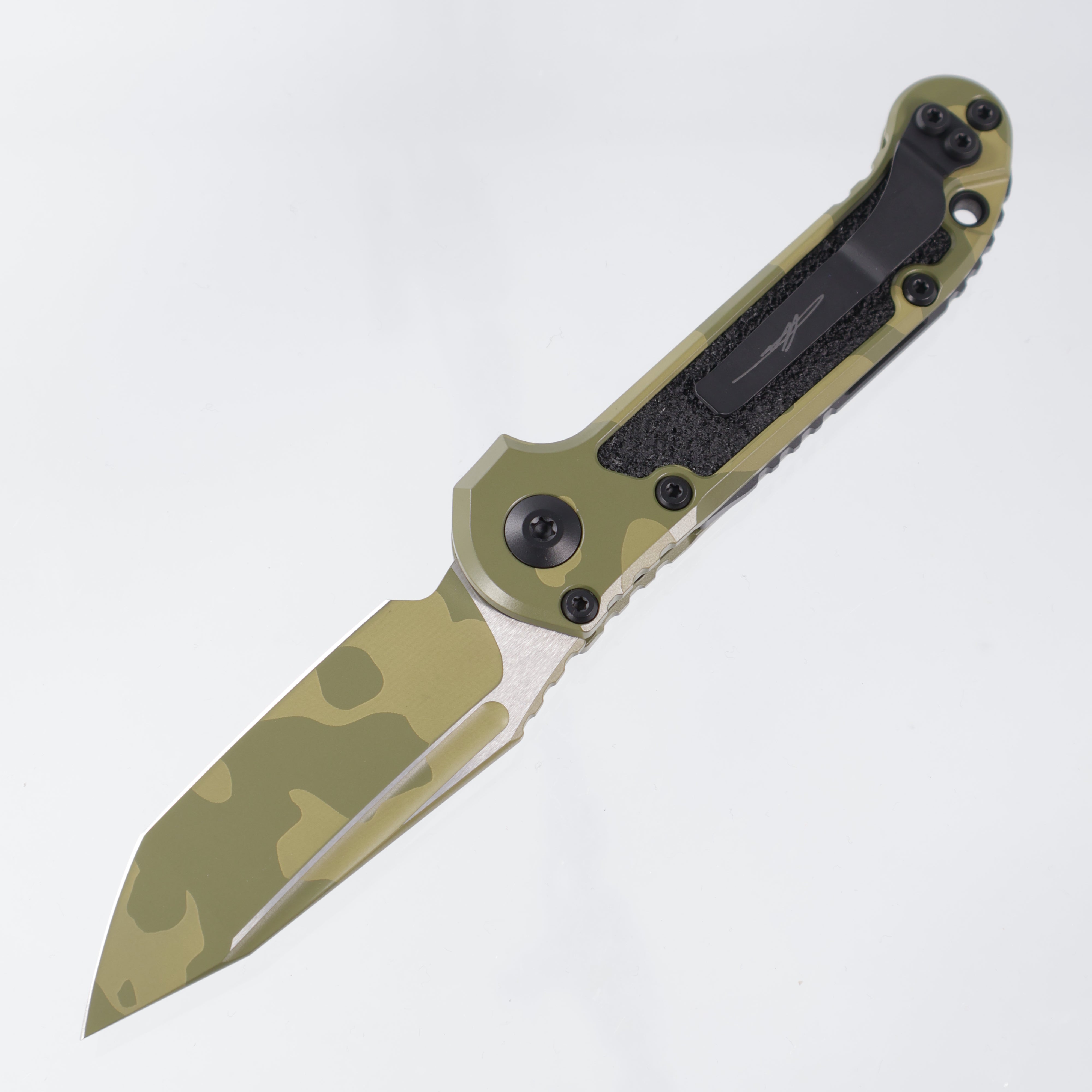 Microtech LUDT - Bazooka Camo - Tanto M390MK - Signature Series L.U.D.T Gen 3 III - 1136-1 BOCS-Z4