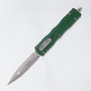 Microtech Dirac - Emerald Green - Double Edge Apocalyptic M390 - 255-10 APEG