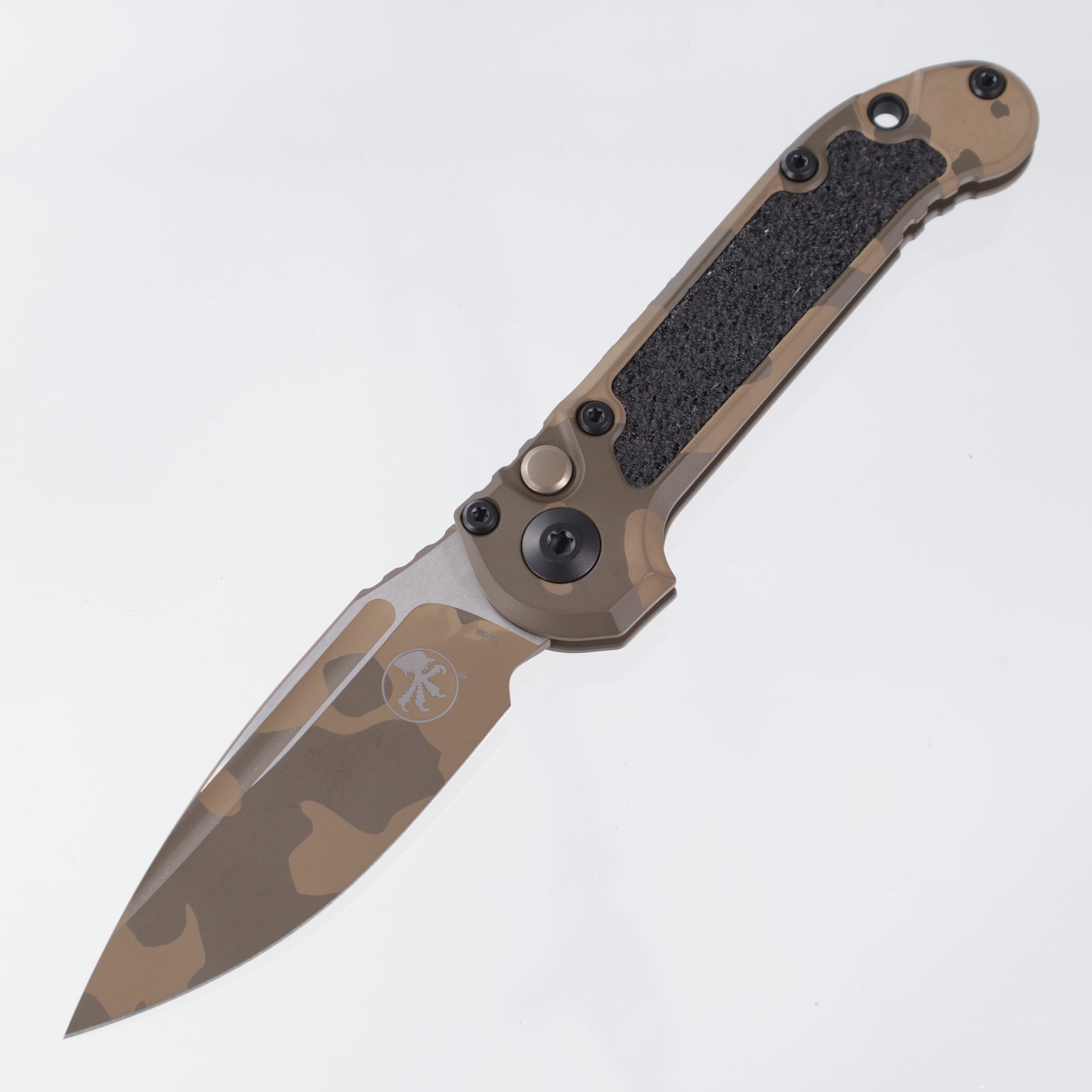 Microtech LUDT - Badlands Camo - Drop Point M390MK - Signature Series L.U.D.T Gen 3 III - 1135-1 BNCS-Z4