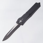 Marfione Custom Combat Troodon - Recurve, DLC TwoTone, Apocalyptic Finish, M390 - Hefted Aircraft Alloy Anodized w/ DLC Ringed Hardware