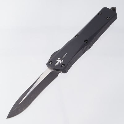 Marfione Custom Combat Troodon - Recurve, DLC TwoTone, Apocalyptic Finish, M390 - Hefted Aircraft Alloy Anodized w/ DLC Ringed Hardware